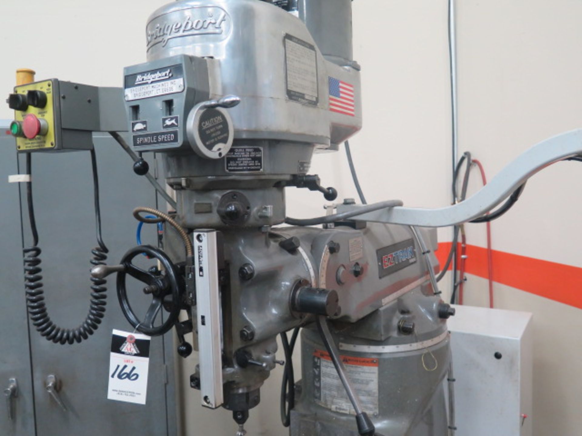 Bridgeport / EZ-Trak 2-Axis CNC Vertical Mill s/n 278320E w/ EZ-Trak BPC2M Controls, 2Hp Motor, 60- - Image 5 of 11