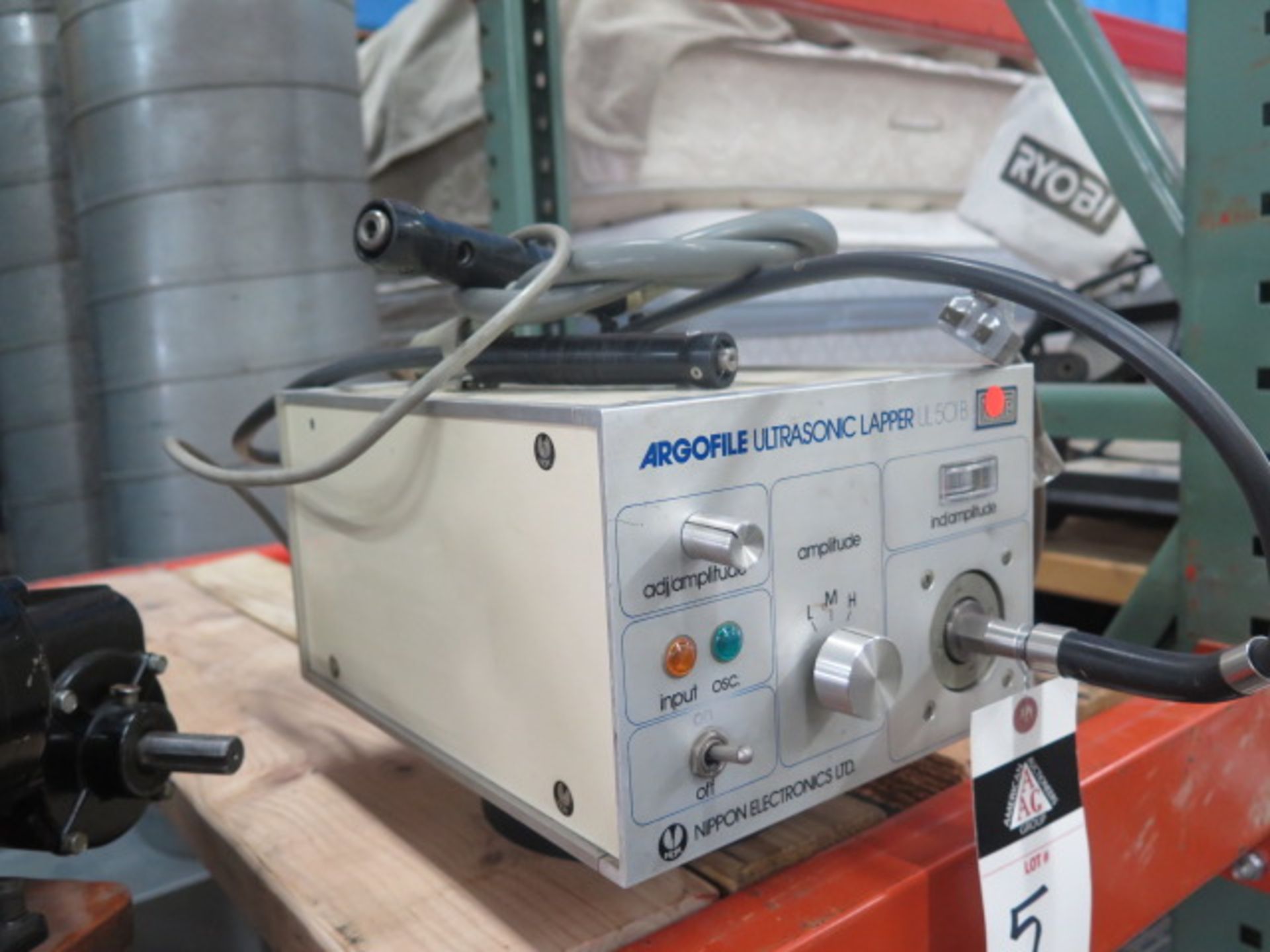 Nippon Electric mdl. UL-501B "Argofile" Ultrasonuic Lapper - Image 2 of 4