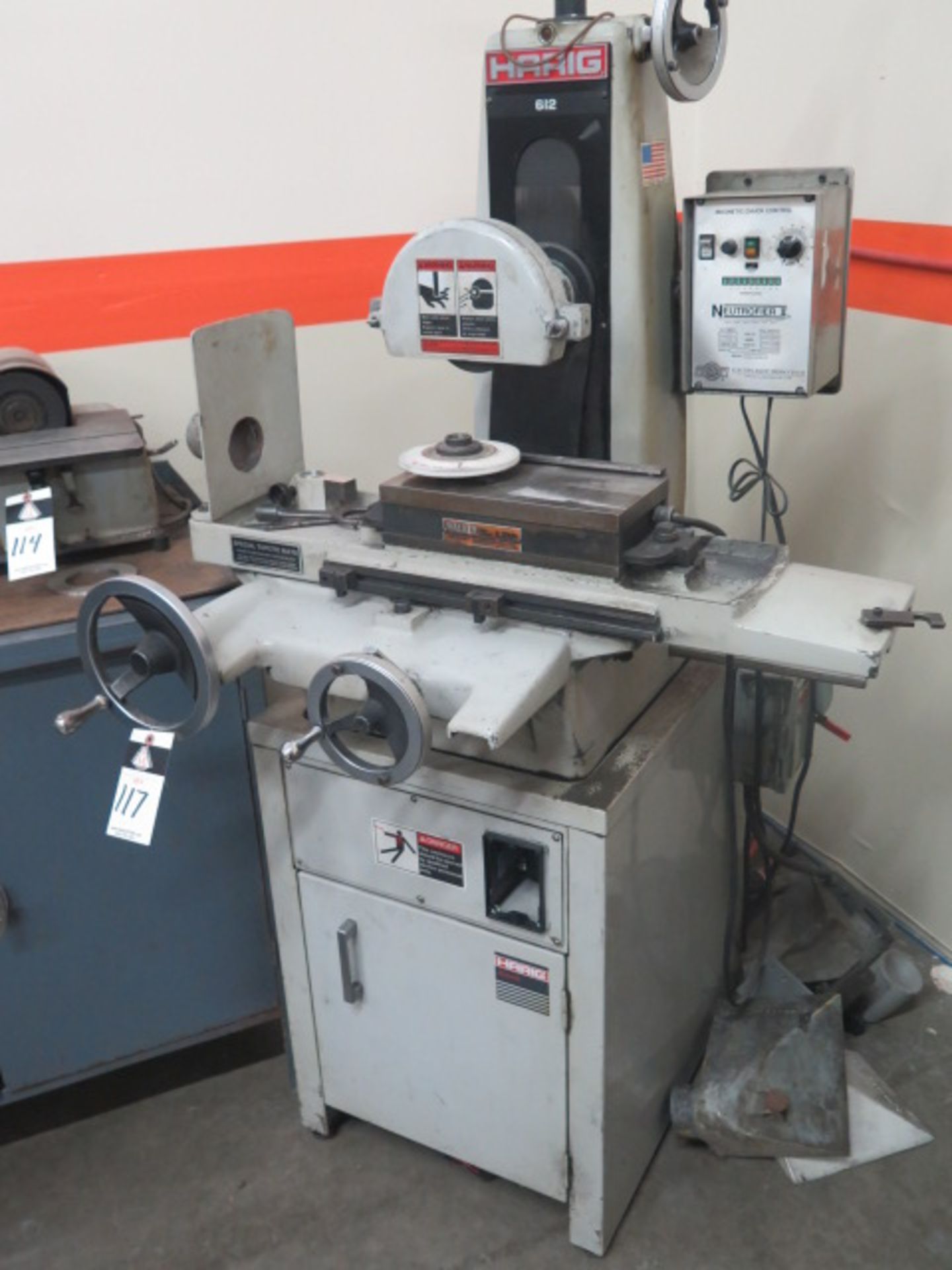 Harig 612 6” x 12” Surface Grinder w/ Walker Electromagnetic Chuck, Turcite Ways - Image 2 of 6