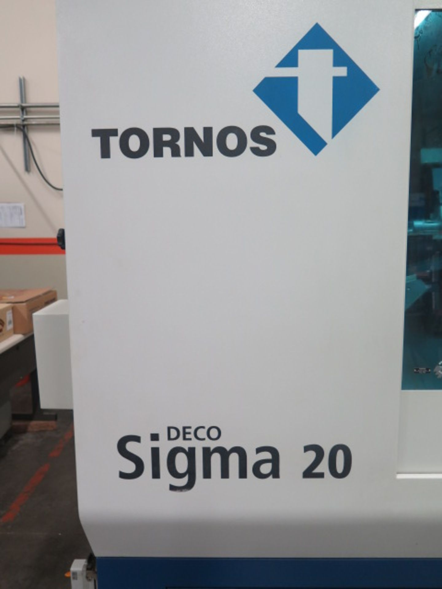 2007 Tornos DECO Sigma-20 6-Axis Sliding Headstock CNC Screw Machine s/n 8596 w/ Fanuc Series 31iA - Image 13 of 22