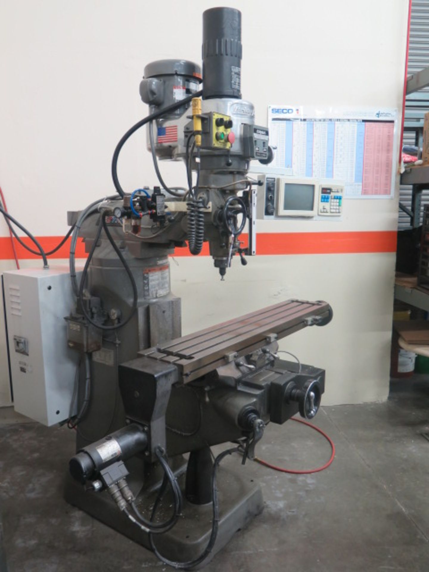 Bridgeport / EZ-Trak 2-Axis CNC Vertical Mill s/n 278320E w/ EZ-Trak BPC2M Controls, 2Hp Motor, 60- - Image 2 of 11