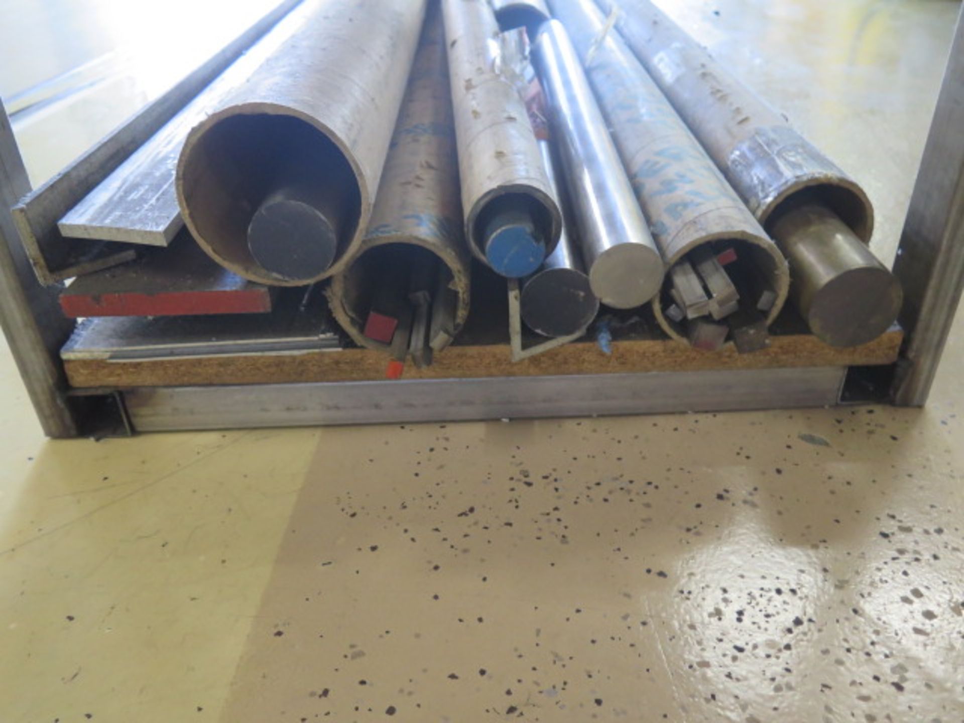 Aluminum Plate Stock, Aluminum, Stainless and Plastics Bar and Tube Stock w/ Racks - Image 8 of 8