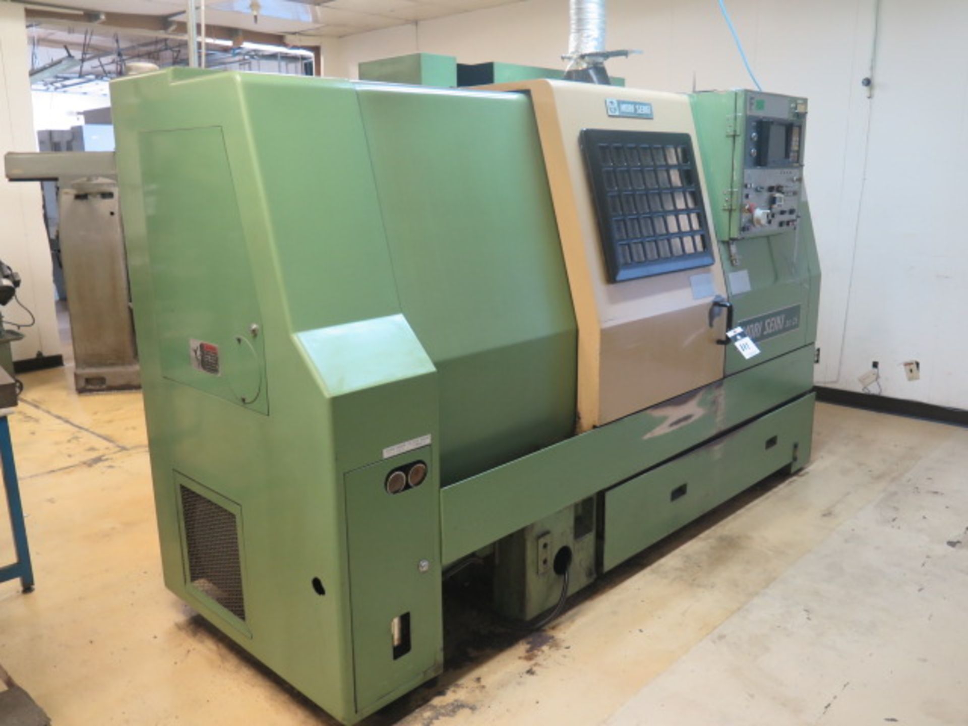 Mori Seiki SL-25B5 CNC Turning Center s/n 2853 w/ Fanuc Series 10T Controls, 10-Station Turret, - Image 3 of 10