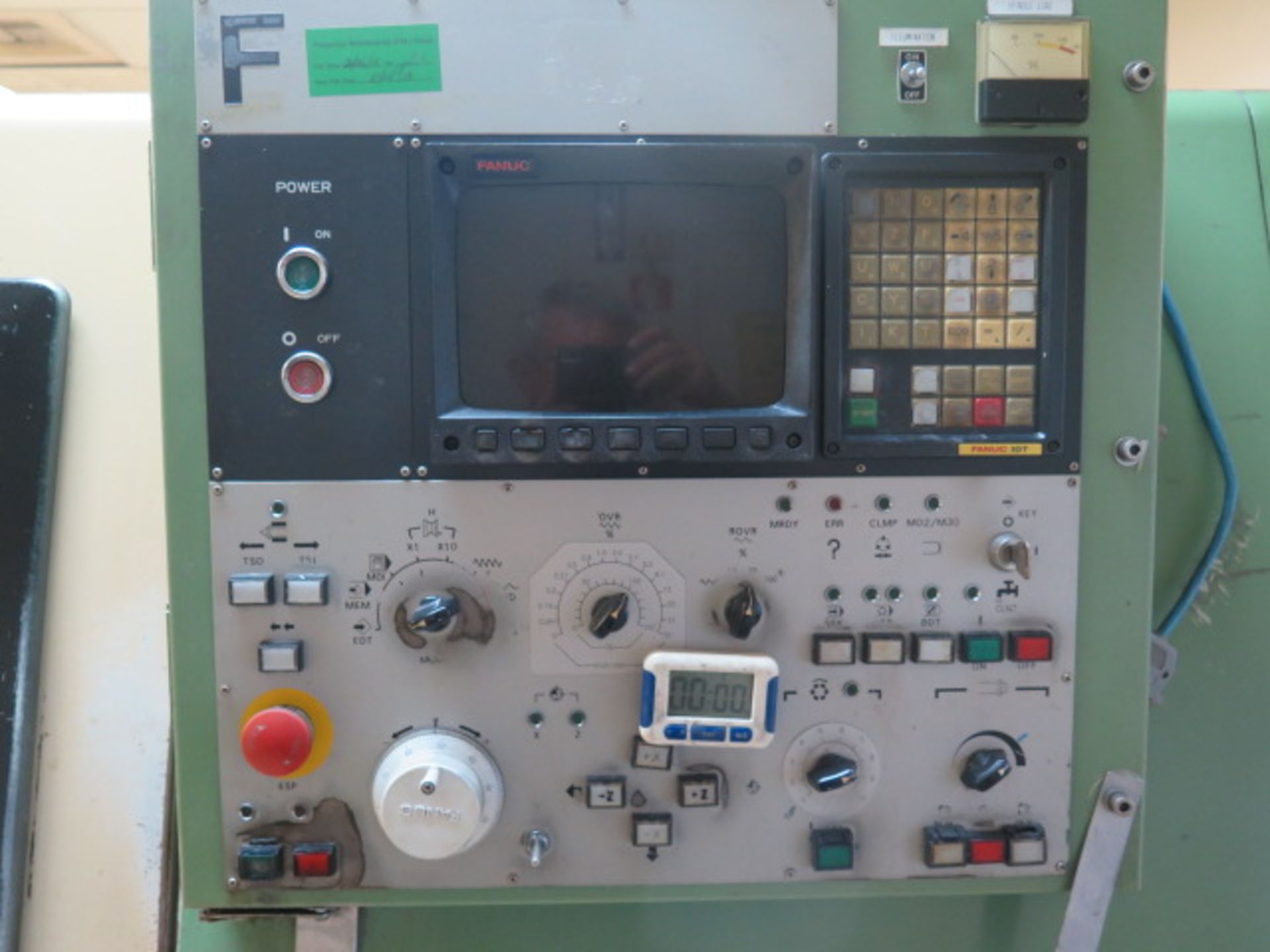 Mori Seiki SL-25B5 CNC Turning Center s/n 2853 w/ Fanuc Series 10T Controls, 10-Station Turret, - Image 5 of 10