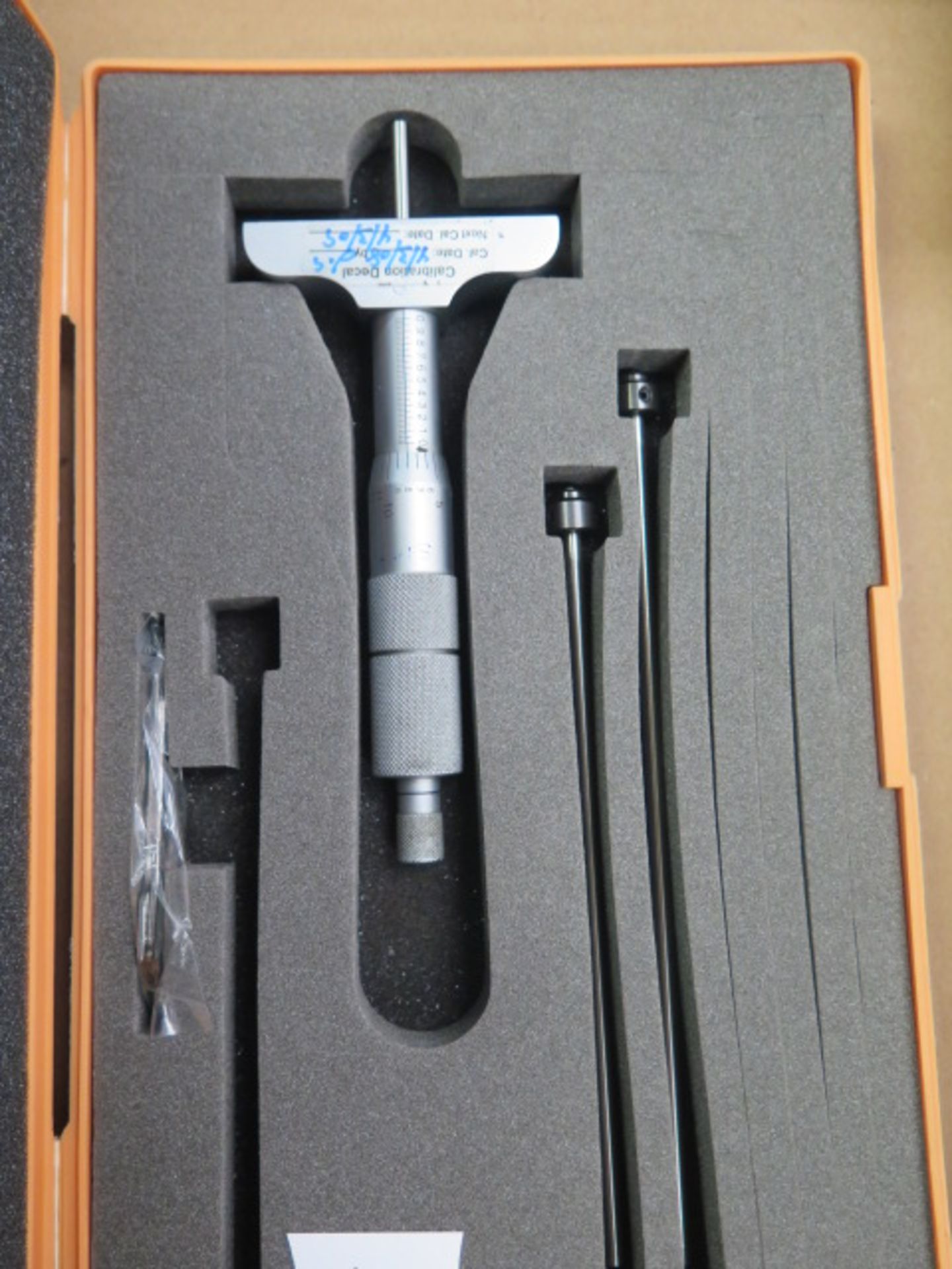 Mitutoyo 0-6” and 0-3” Depth Mics (2) - Image 2 of 3