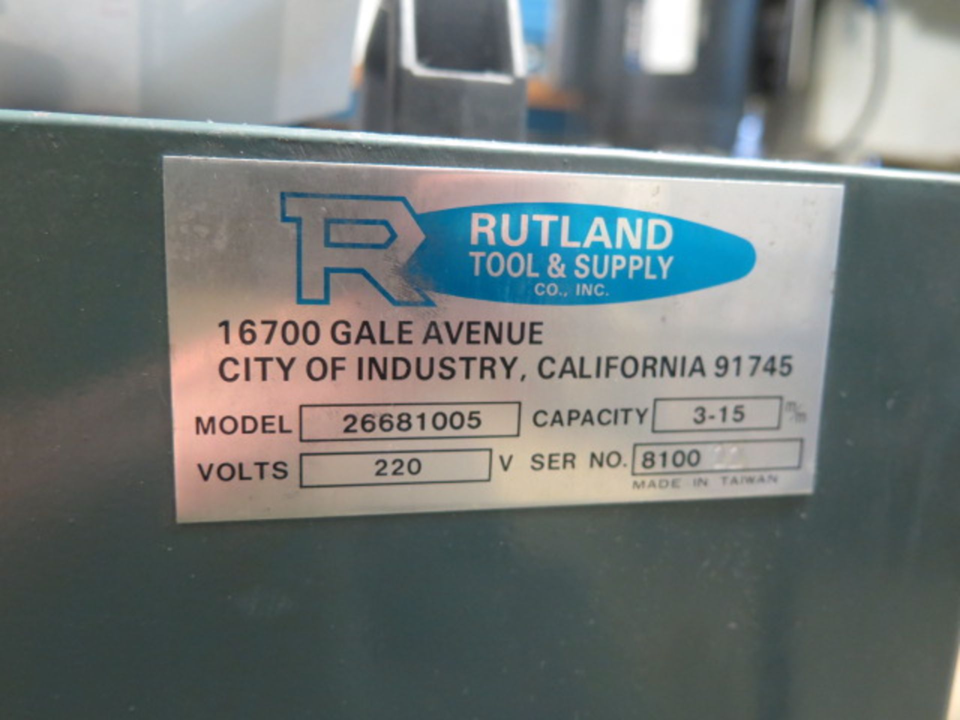 Rutland Band Saw Blade Welder w/ Stand - Image 4 of 4