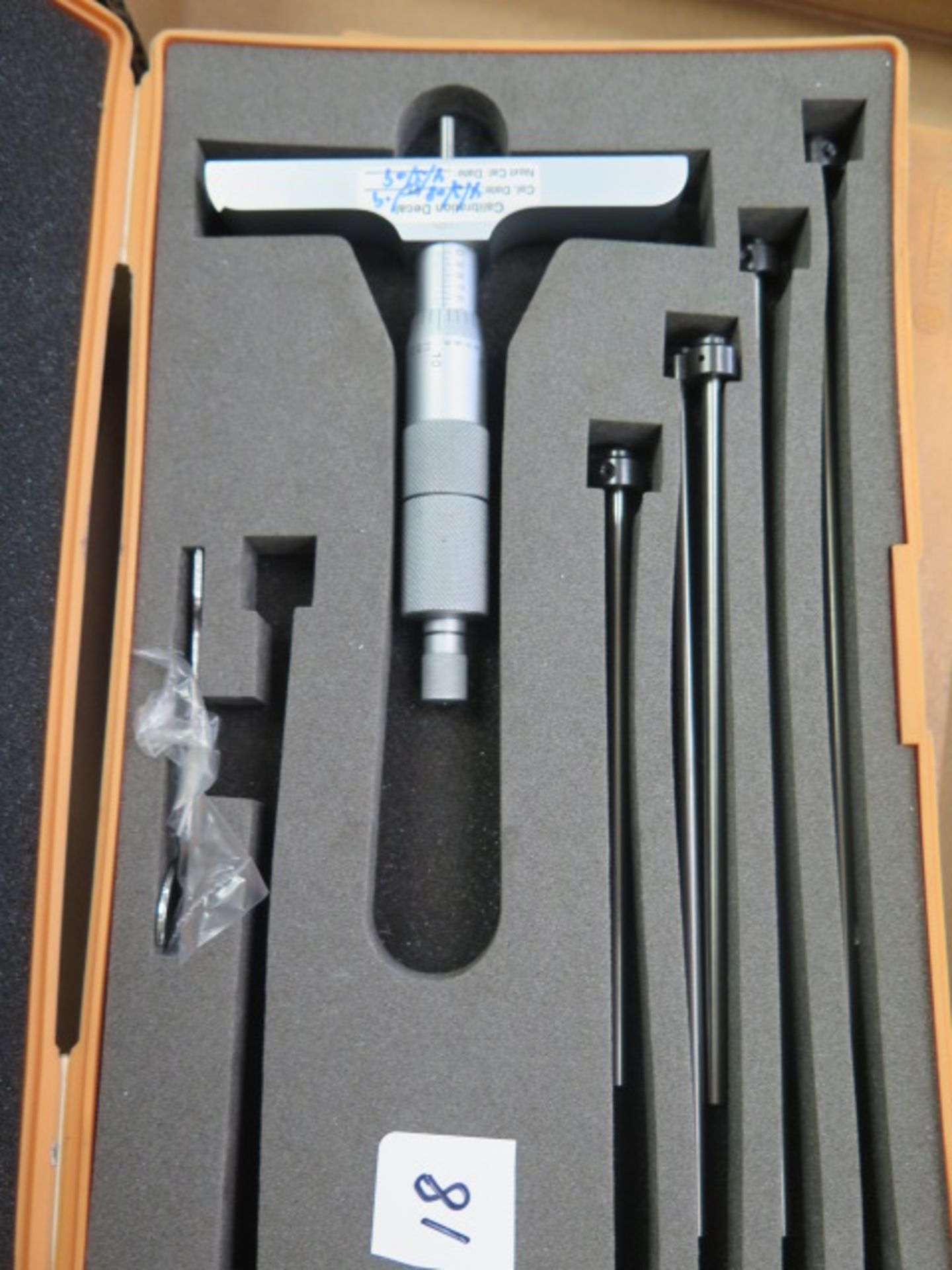 Mitutoyo 0-6” and 0-3” Depth Mics (2) - Image 3 of 3