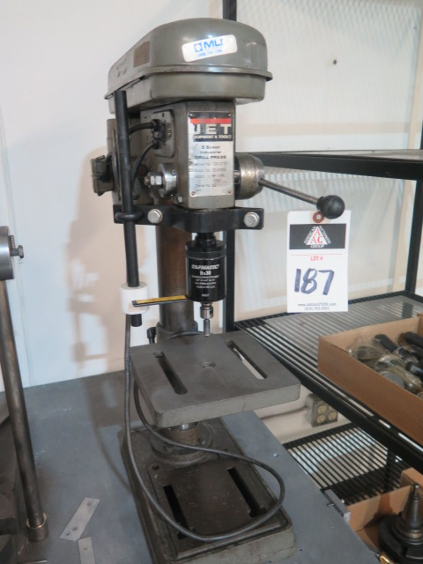 Jet Table Model 5-Speed Drill Press w/ Tapmatic Rx30 Tapping Head