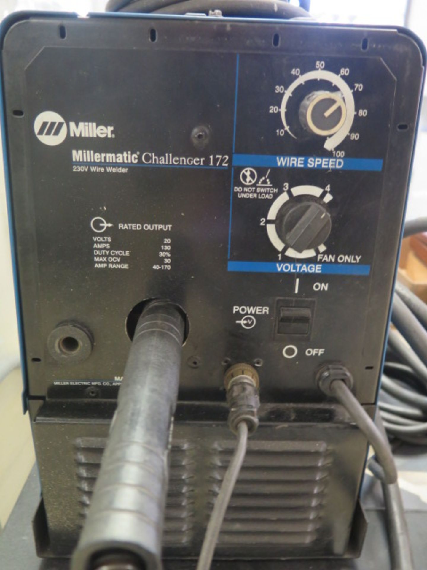 Miller Millermatic Challenger 172 230 Volt Wire Welder s/n KJ276749 - Image 2 of 5