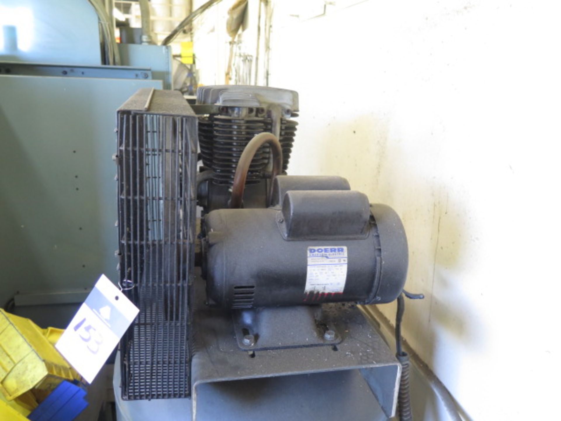 5Hp Vertical Air Compressor w/ 80 Gallon Tank - Image 2 of 3