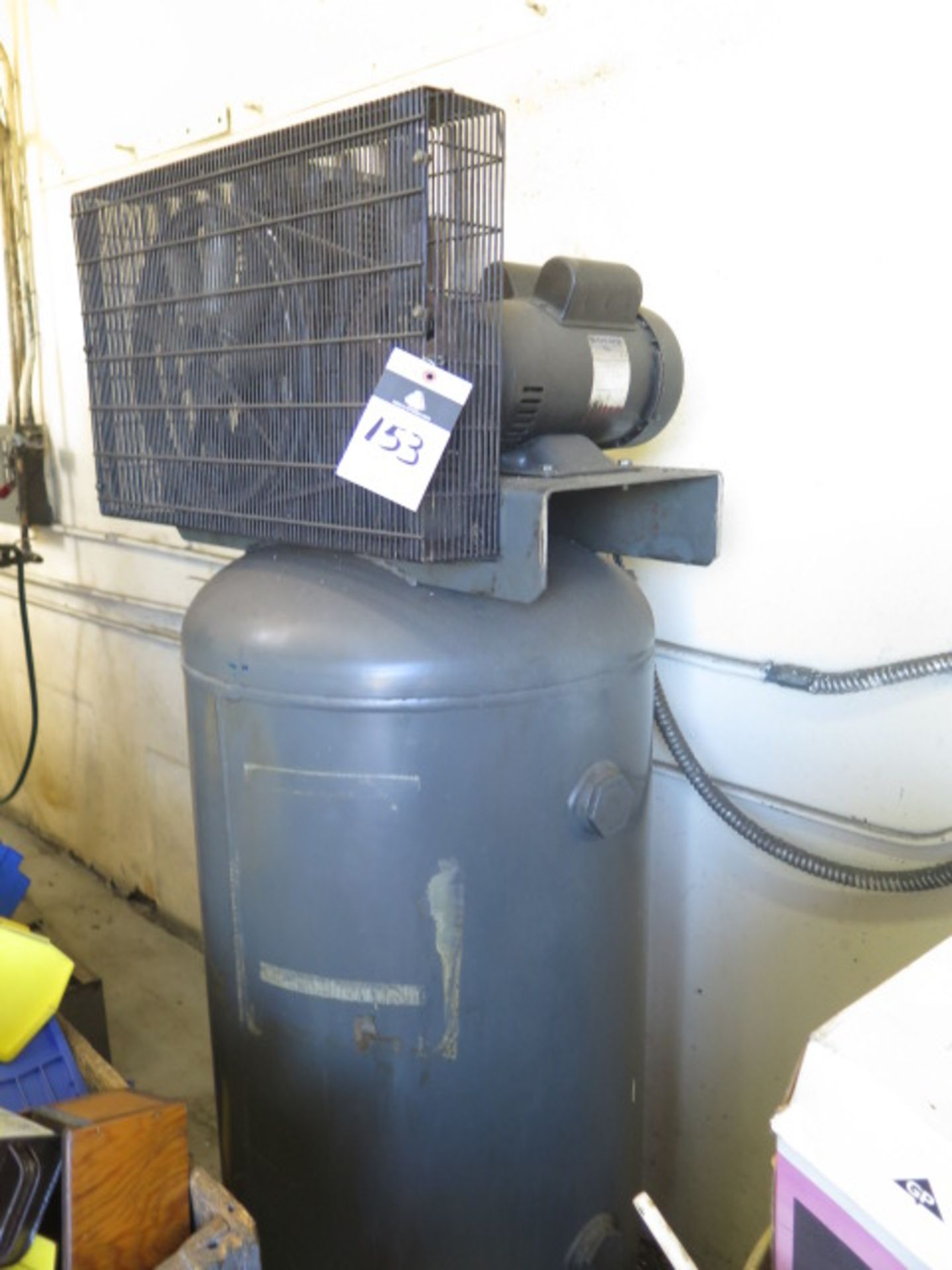 5Hp Vertical Air Compressor w/ 80 Gallon Tank