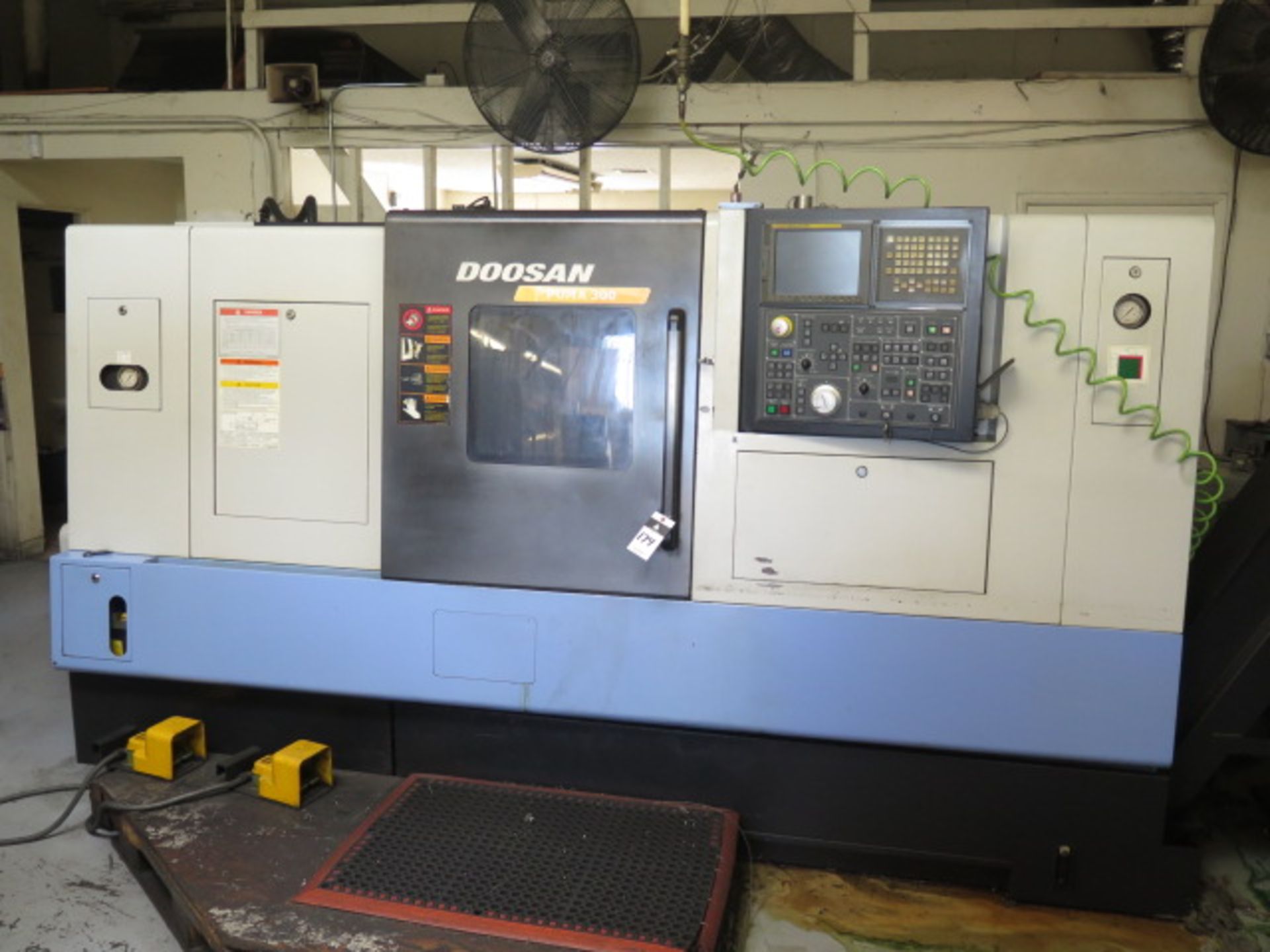 2007 Doosan PUMA 300C CNC Turning Center s/n PM302787 w/ Fanuc Series 21i-TB Controls, Tool