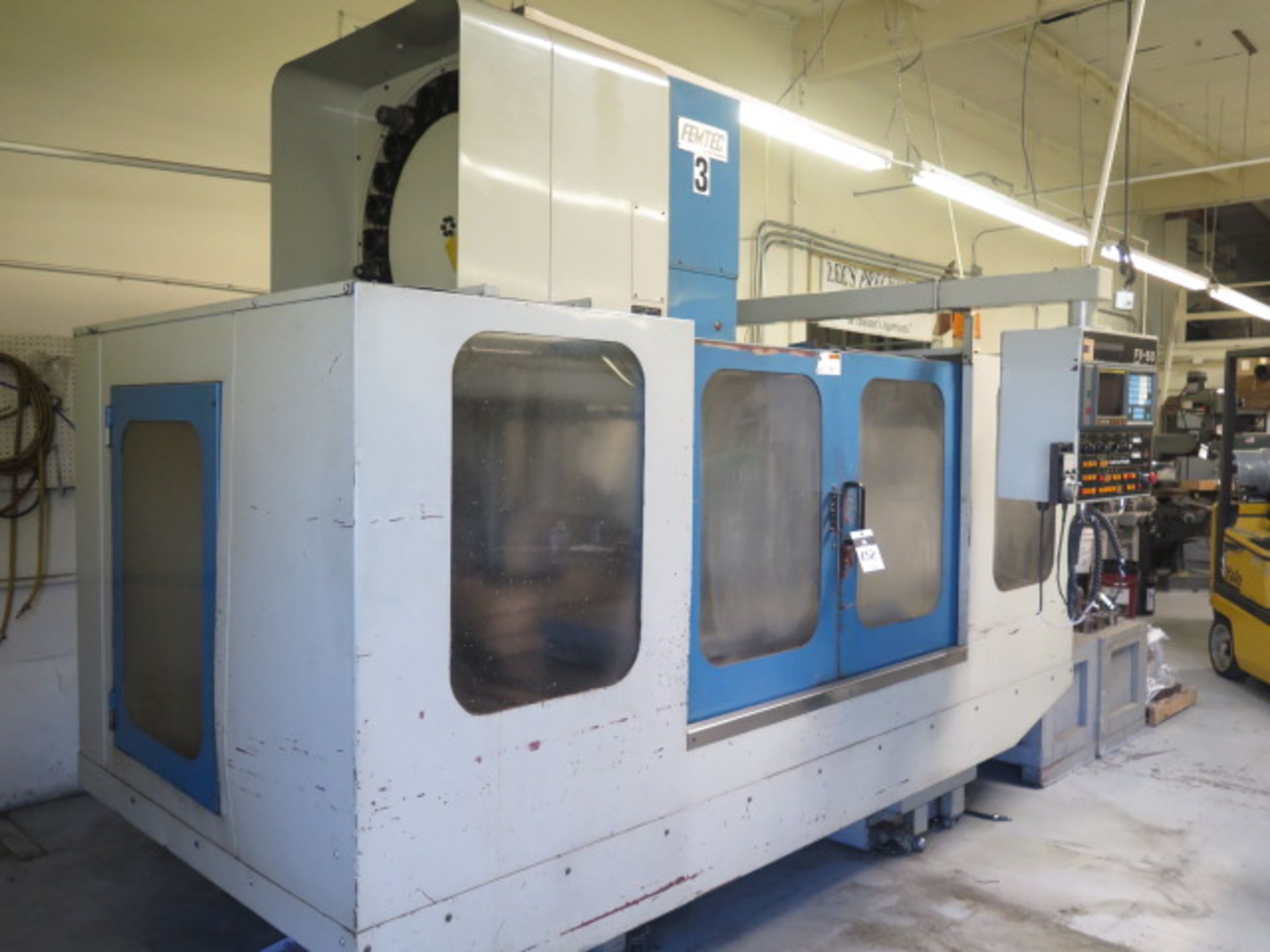 1998 Femtec / Kafo FV-50 CNC Vertical Machining Center s/n 014014 w/ Fanuc Series 0-M Controls, Hand - Image 2 of 12