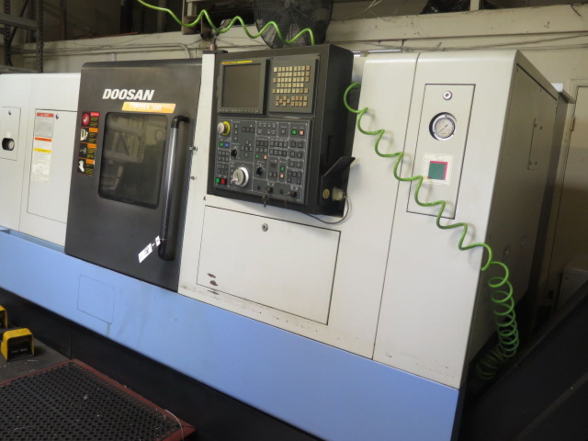 2007 Doosan PUMA 300C CNC Turning Center s/n PM302787 w/ Fanuc Series 21i-TB Controls, Tool - Image 2 of 15