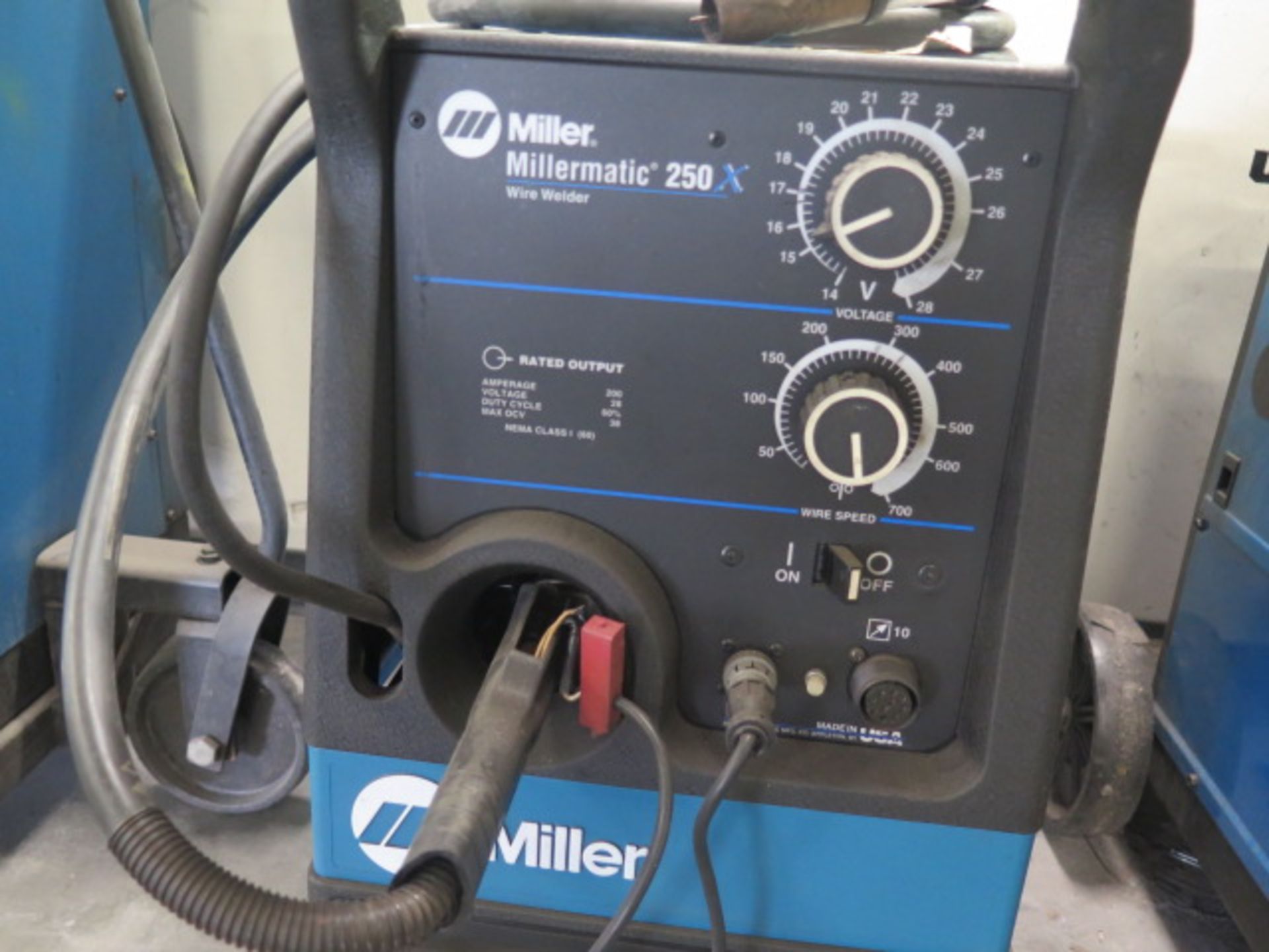 Miller Millermatic 250 Arc Welding Power Source and Wire Feeder s/n KK100209 - Image 3 of 5