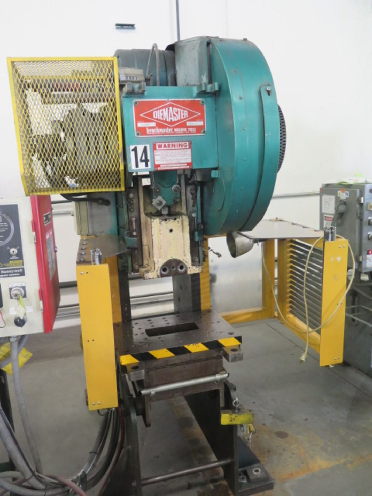 Benchmaster "Diemaster" 25 Ton OBI Stamping Press s/n 25OBI-51-2 w/ Wintriss WPC Clutch and Brake - Image 2 of 7