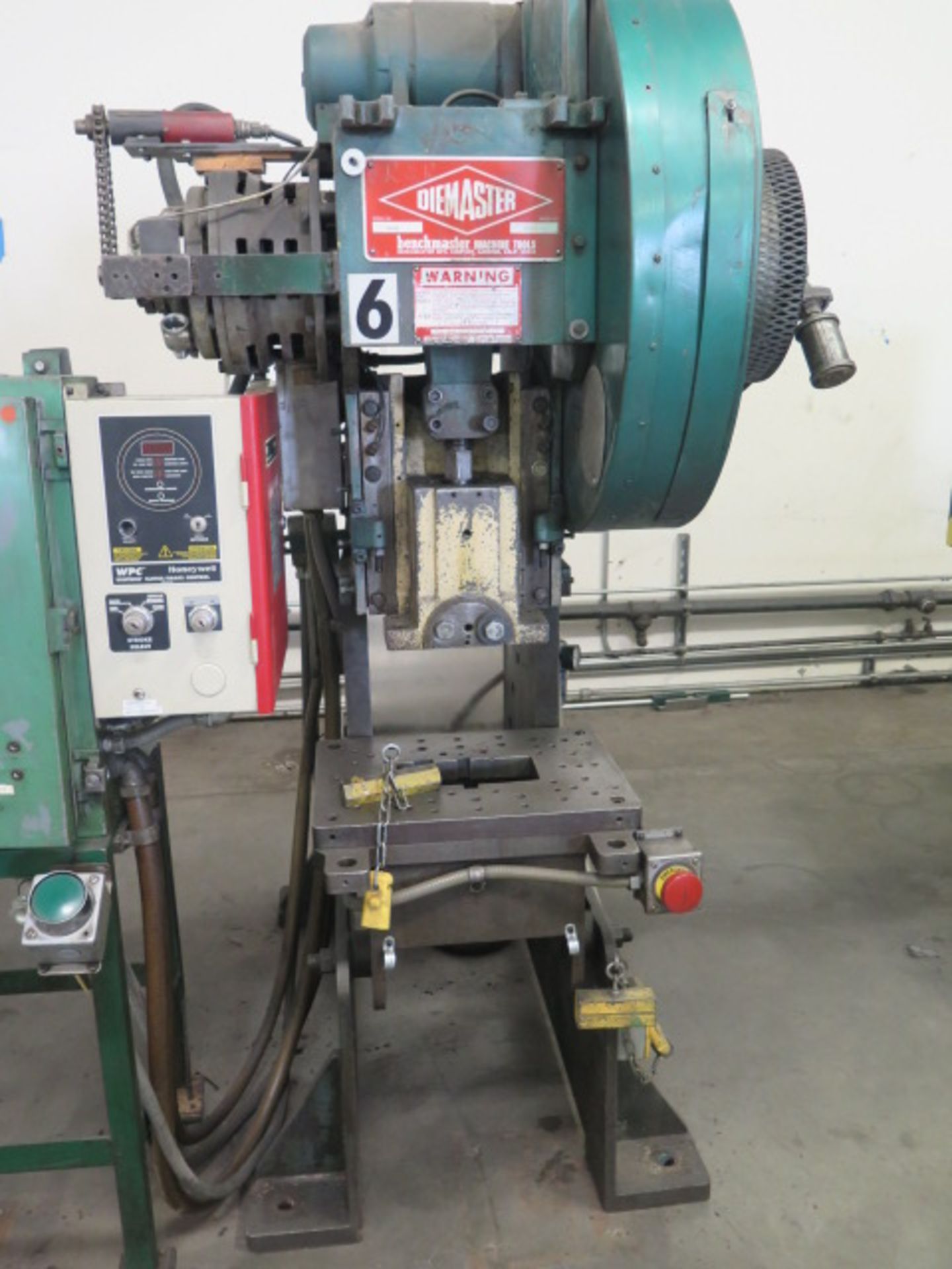 Benchmaster "Diemaster" mdl. 25OBI-53-3 25 Ton OBI Stamping Press s/n 49335 w/ (NEEDS MOTOR AND - Image 3 of 9