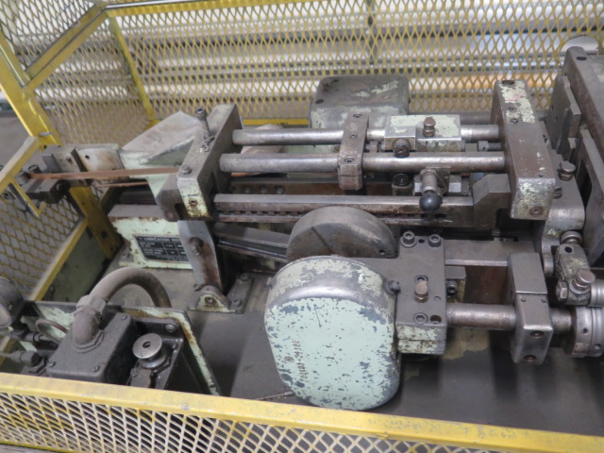 US Baird mdl. 00 4-Slide Wire Forming Machine s/n 10000/146 w/ Straightner - Image 5 of 8