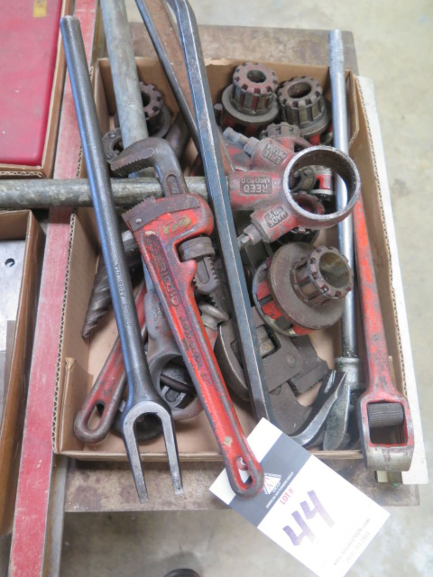 Pipe Dies and Handles, Pipe Wrenches and Strap Wrenches