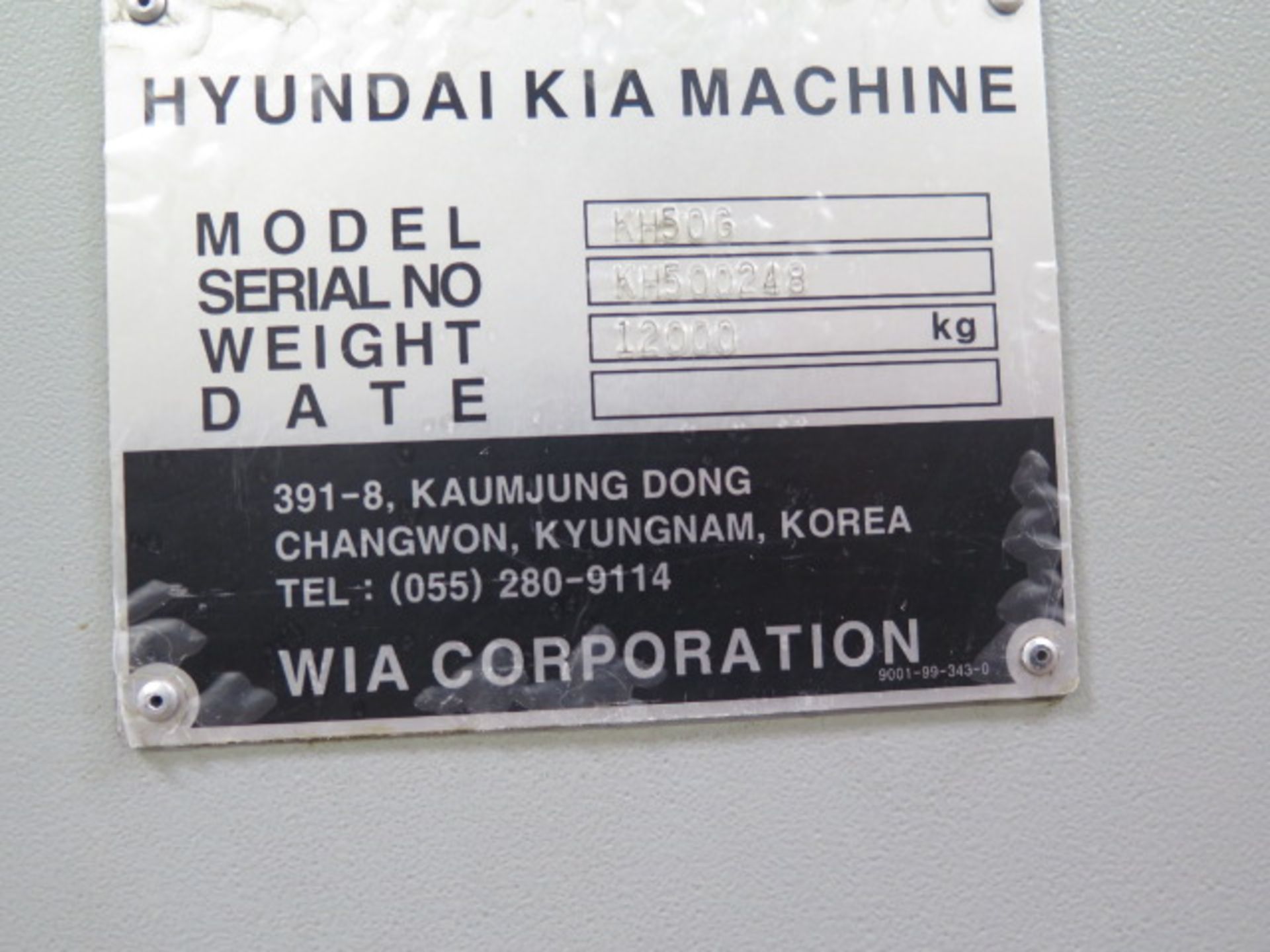 Hyundai KH50G 2-Pallet 4-Axis CNC Horizontal Machining Center s/n KH500248 w/ Fanuc Series 18i-MB - Image 22 of 22