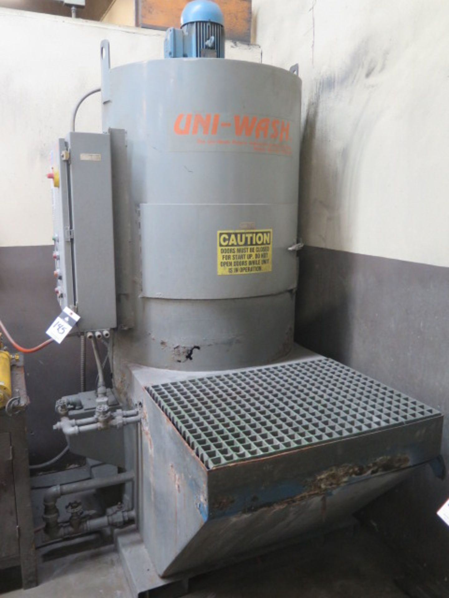 2000 Uni-Wash mdl. DDBC-20 Water Filtered Down-Draft Table s/n 21860 w/ 3Hp Motor, 26” x 34” - Image 2 of 6