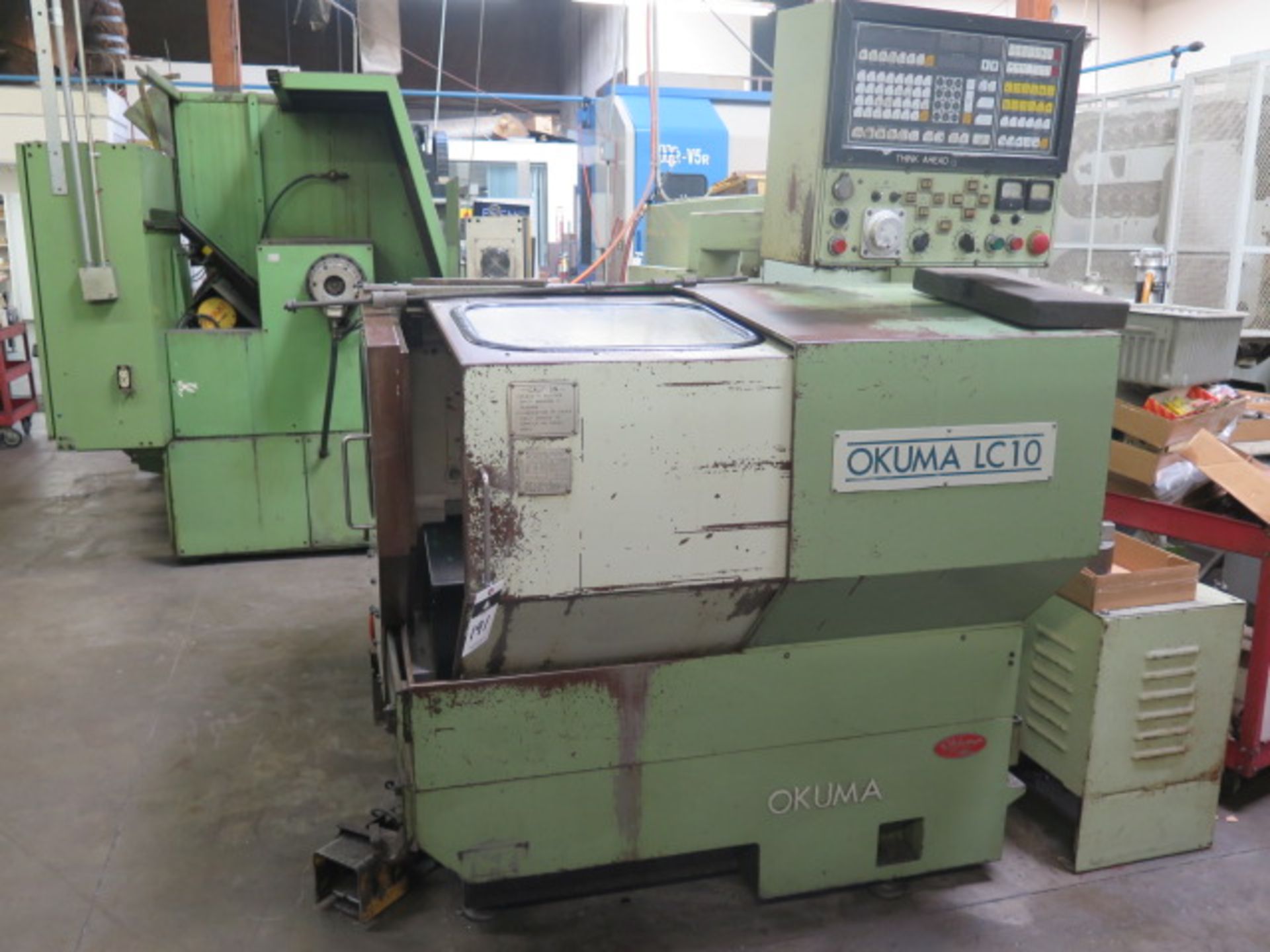 Okuma LC-10 CNC Turning Center s/n 5502-0398 w/ Okuma Controls, 8-Station Turret, 6 ½” 3-Jaw - Image 2 of 9