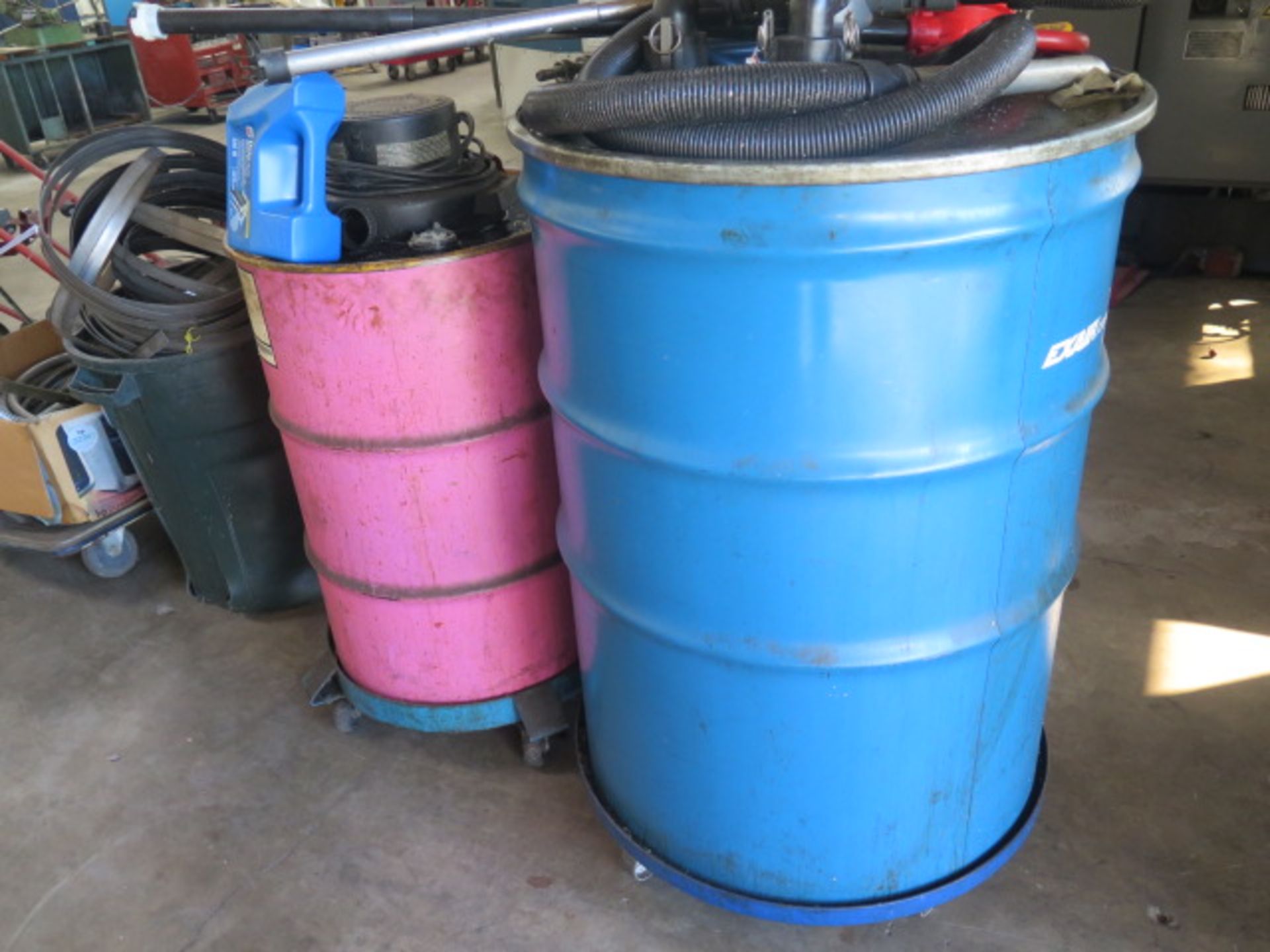 Exair Vacuum Coolant Recovery System and Barrel Style Shop Vac