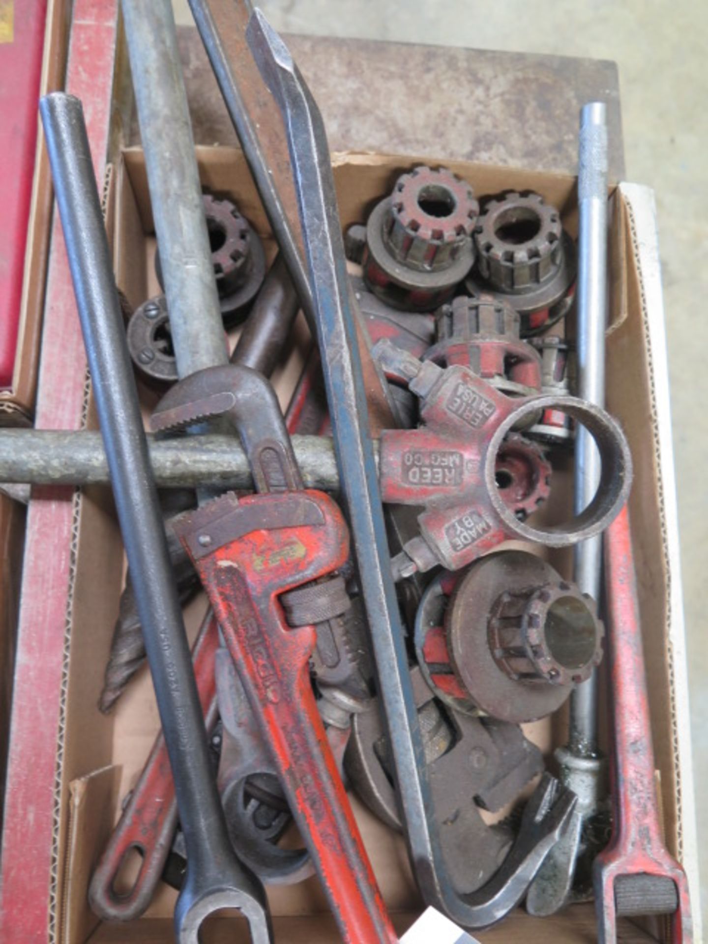 Pipe Dies and Handles, Pipe Wrenches and Strap Wrenches - Image 2 of 2