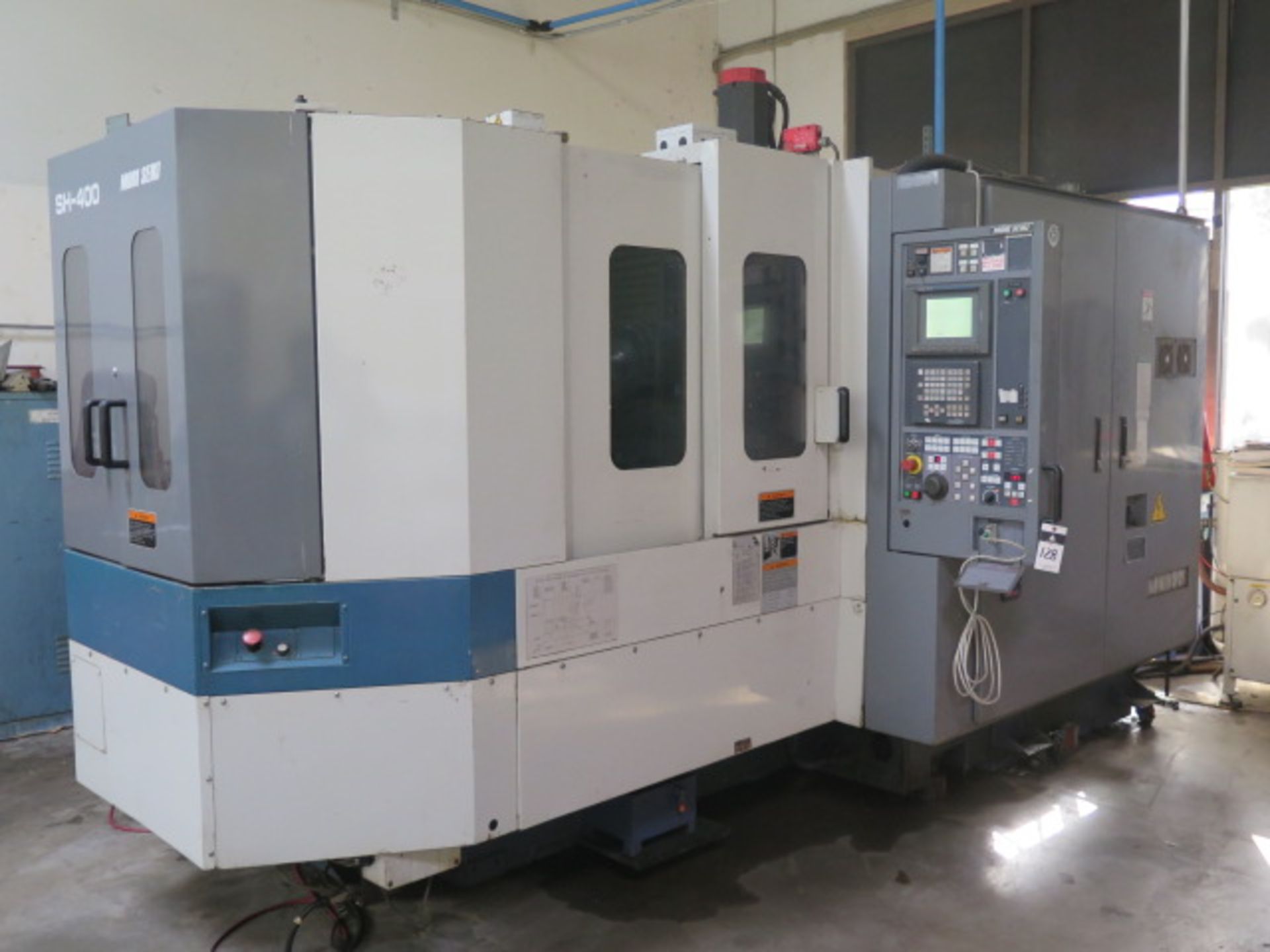 1998 Mori Seiki SH-400 2-Pallet 4-Axis CNC Horizontal Machining Center s/n 400 w/ Mori Seiki MSC-518