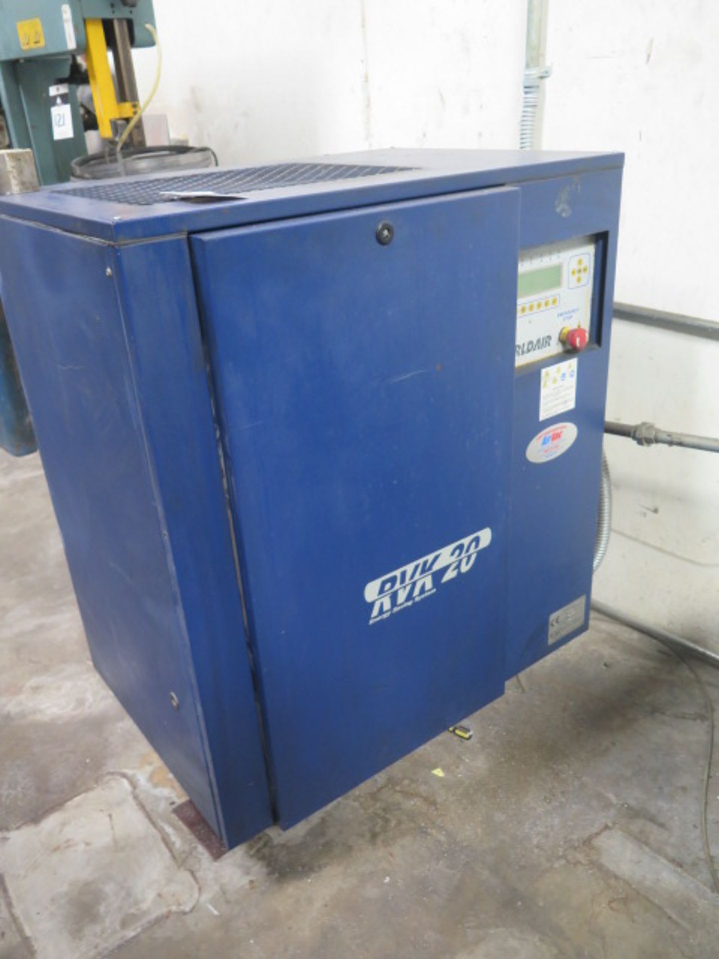 2007 Worldair RVK20 230/460V Rotary Vane Air Compressor s/n 6226 w/ Digital Controls, 125 PSIG