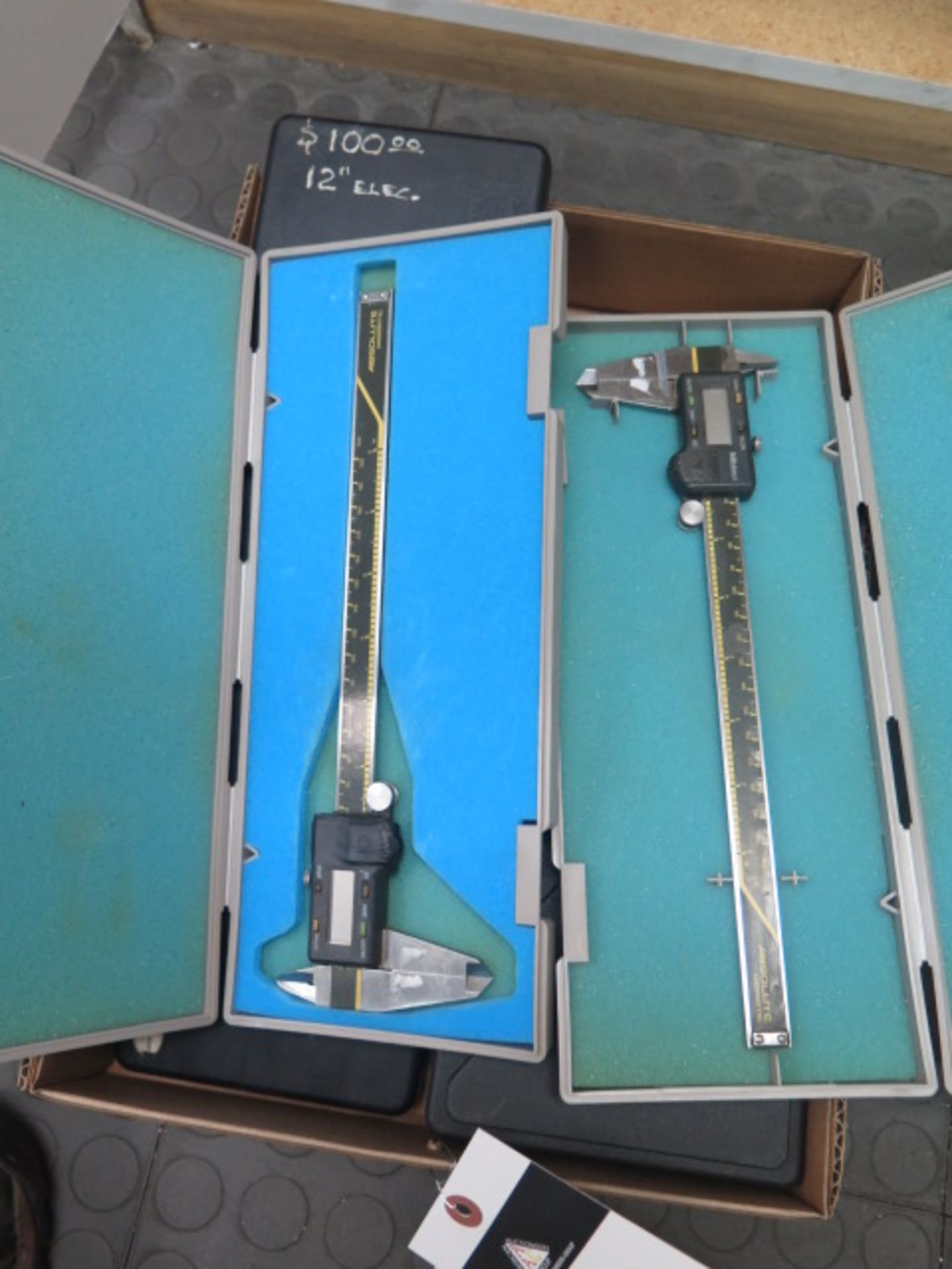 Mitutoyo and Import 8" and 12" Digital Calipers - Image 2 of 4