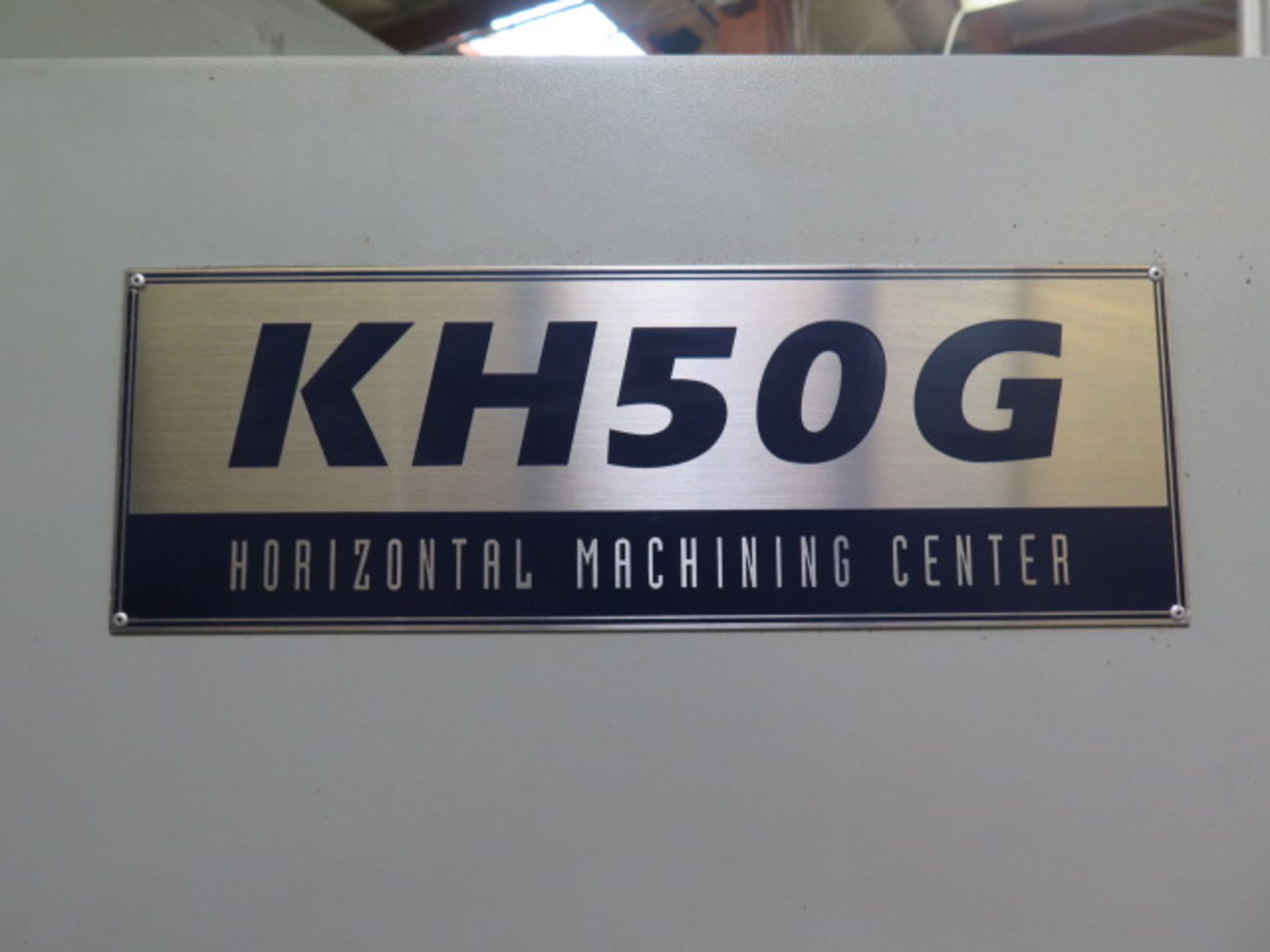 Hyundai KH50G 2-Pallet 4-Axis CNC Horizontal Machining Center s/n KH500248 w/ Fanuc Series 18i-MB - Image 4 of 22