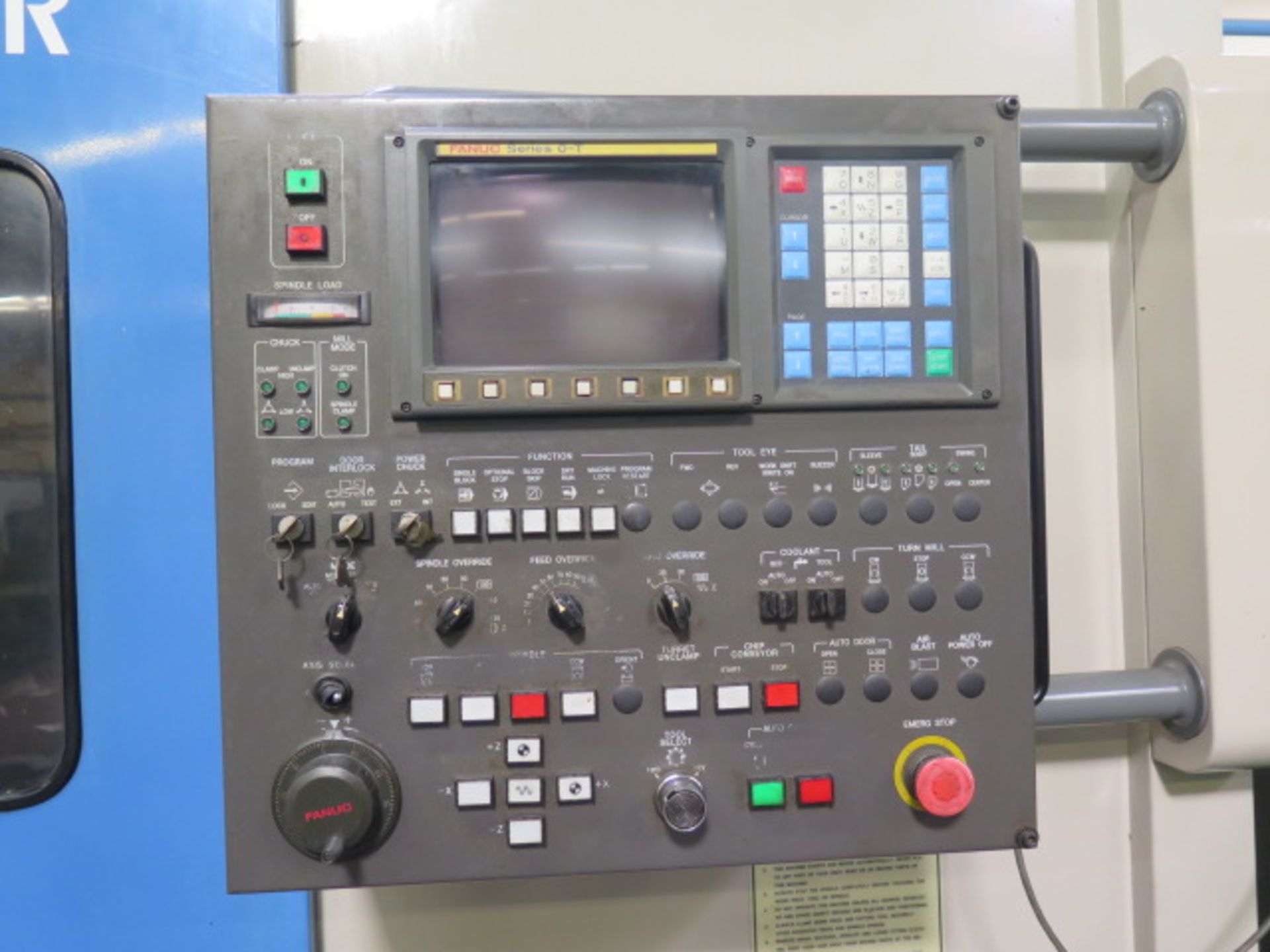 Hyundai HiT-V5R CNC Vertical Turret Lathe s/n 35108030 w/ Fanuc 0-T Controls, 8-Station Turret, 25- - Image 9 of 12