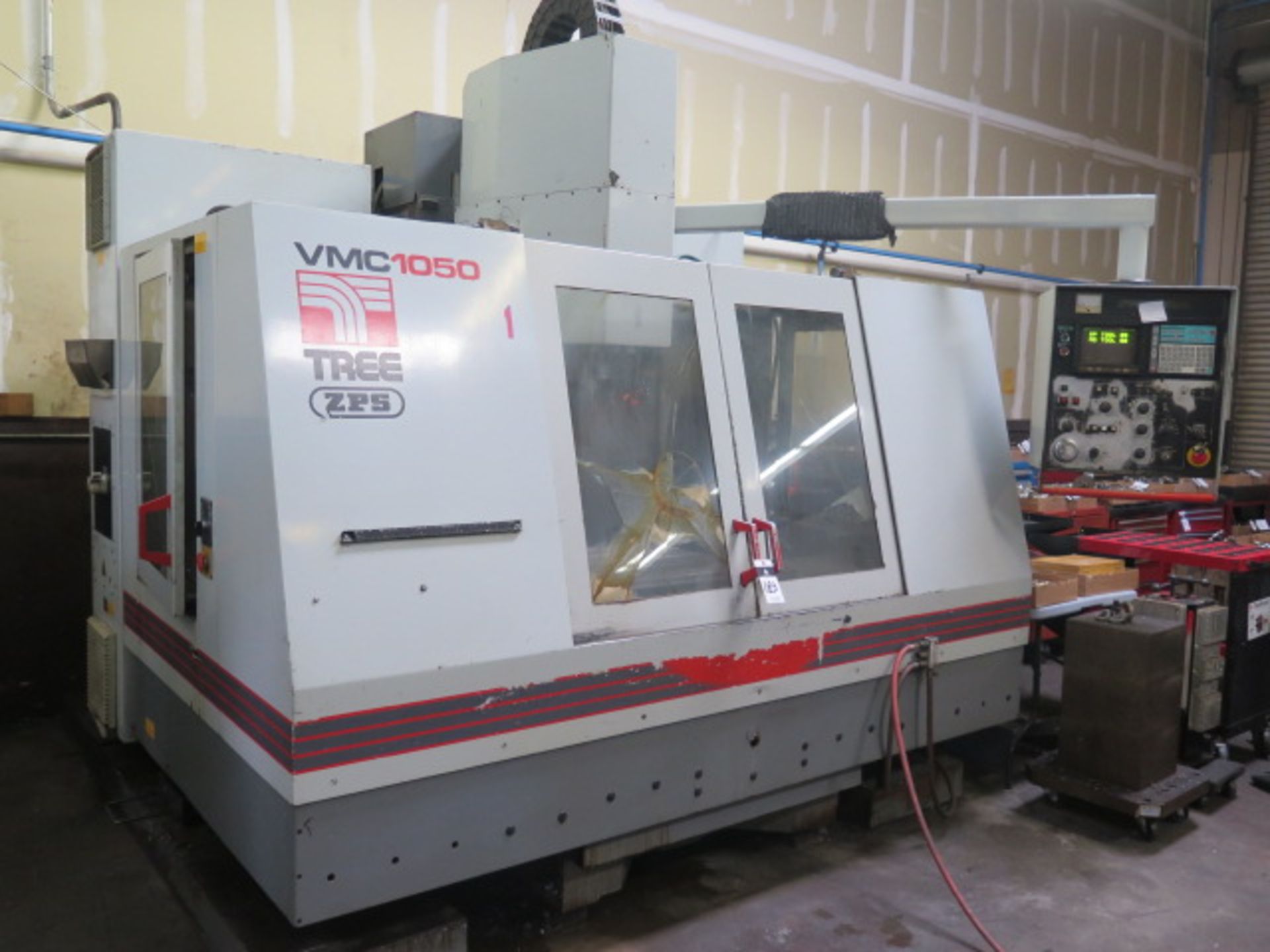 Tree ZPS VMC-1050/24 CNC Vertical Machining Center s/n 9-20-93-1155 w/ Yasnac Controls, 24-Station - Image 2 of 11