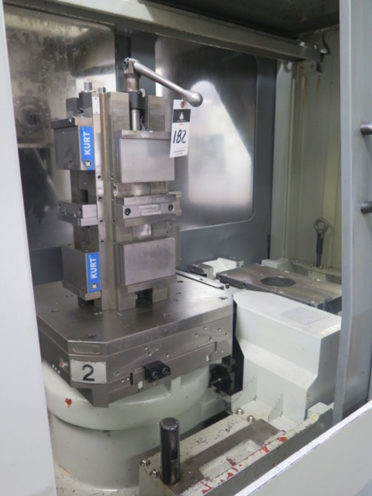 Hyundai KH50G 2-Pallet 4-Axis CNC Horizontal Machining Center s/n KH500248 w/ Fanuc Series 18i-MB - Image 13 of 22