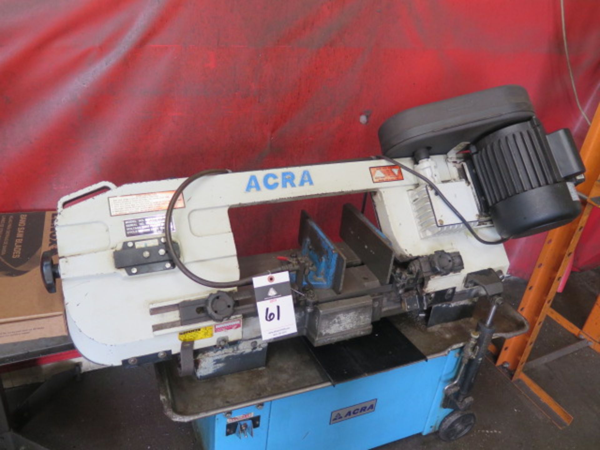 Acra HBS-712 7” Horizontal Band Saw w/ 4-Speeds, Manual Clamping, Coolant - Image 2 of 6