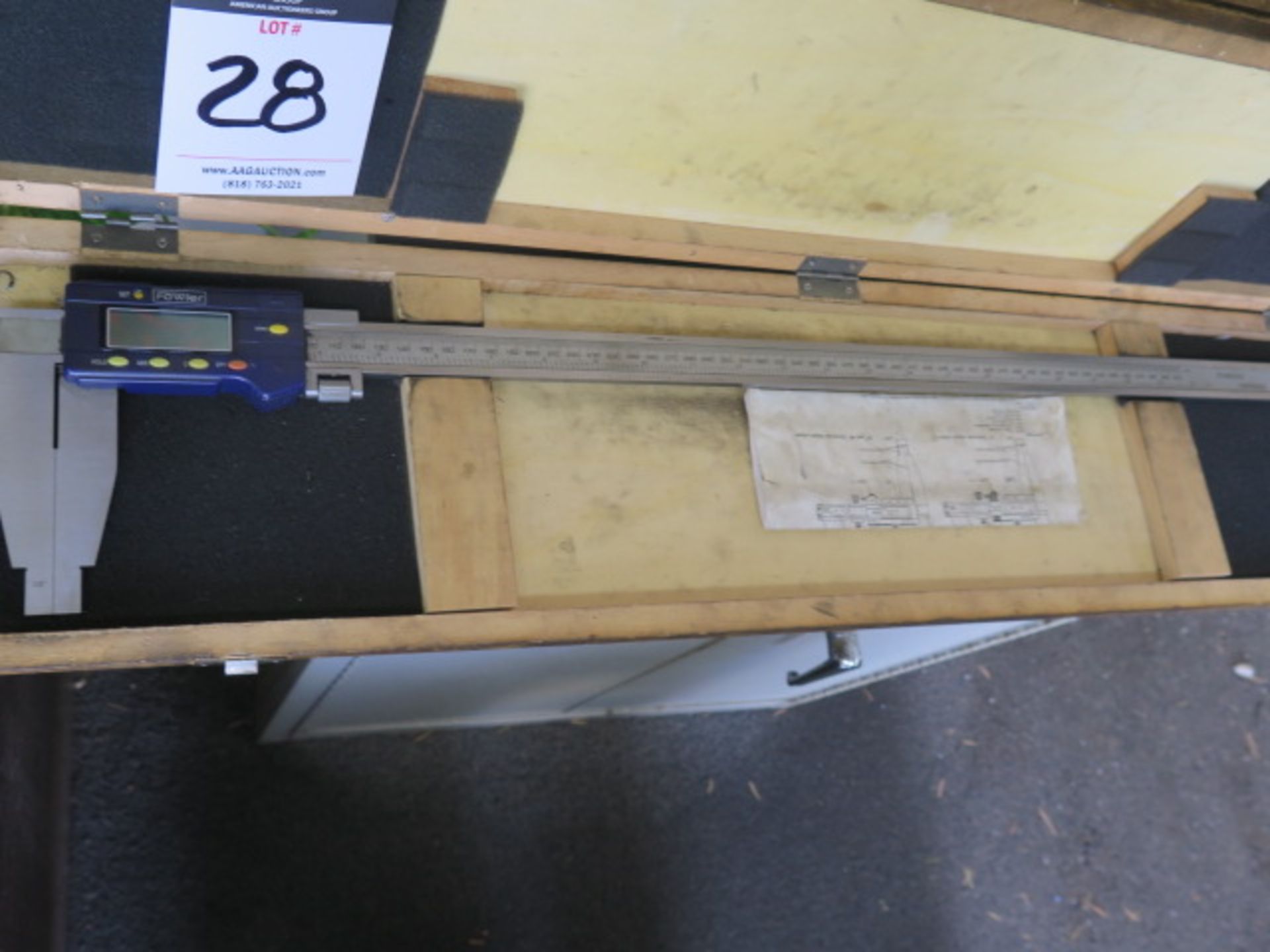 Fowler 24" Digital Caliper - Image 2 of 3