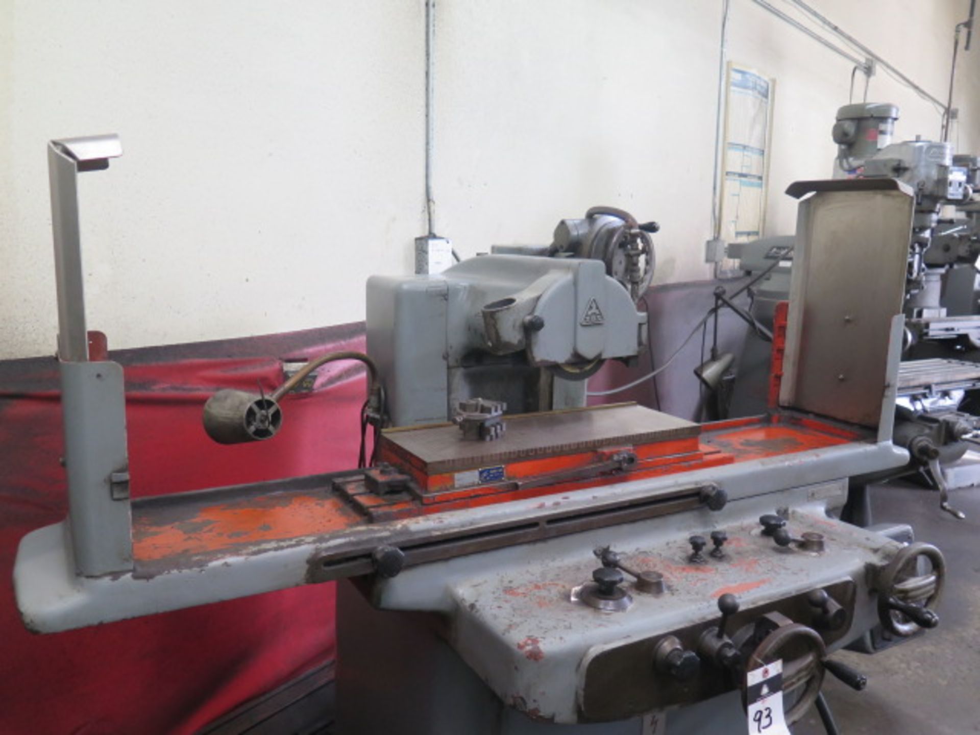 TOS type DPH-20 8” x 24” Automatic Surface Grinder s/n 401808 w/ Magnetic Chuck, Coolant - Image 2 of 7