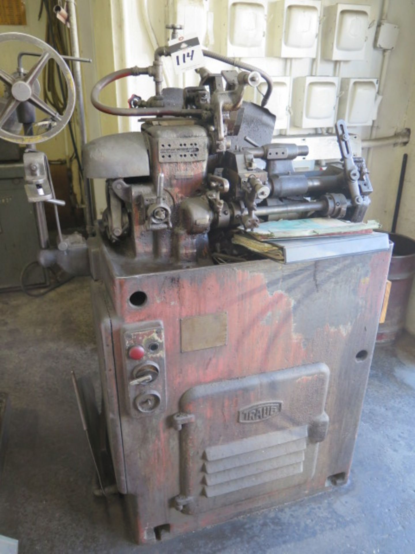 Traub A-25 Automatic Screw Machine w/ 4-Cross Slides, Coolant, Bar Feed - Image 2 of 5