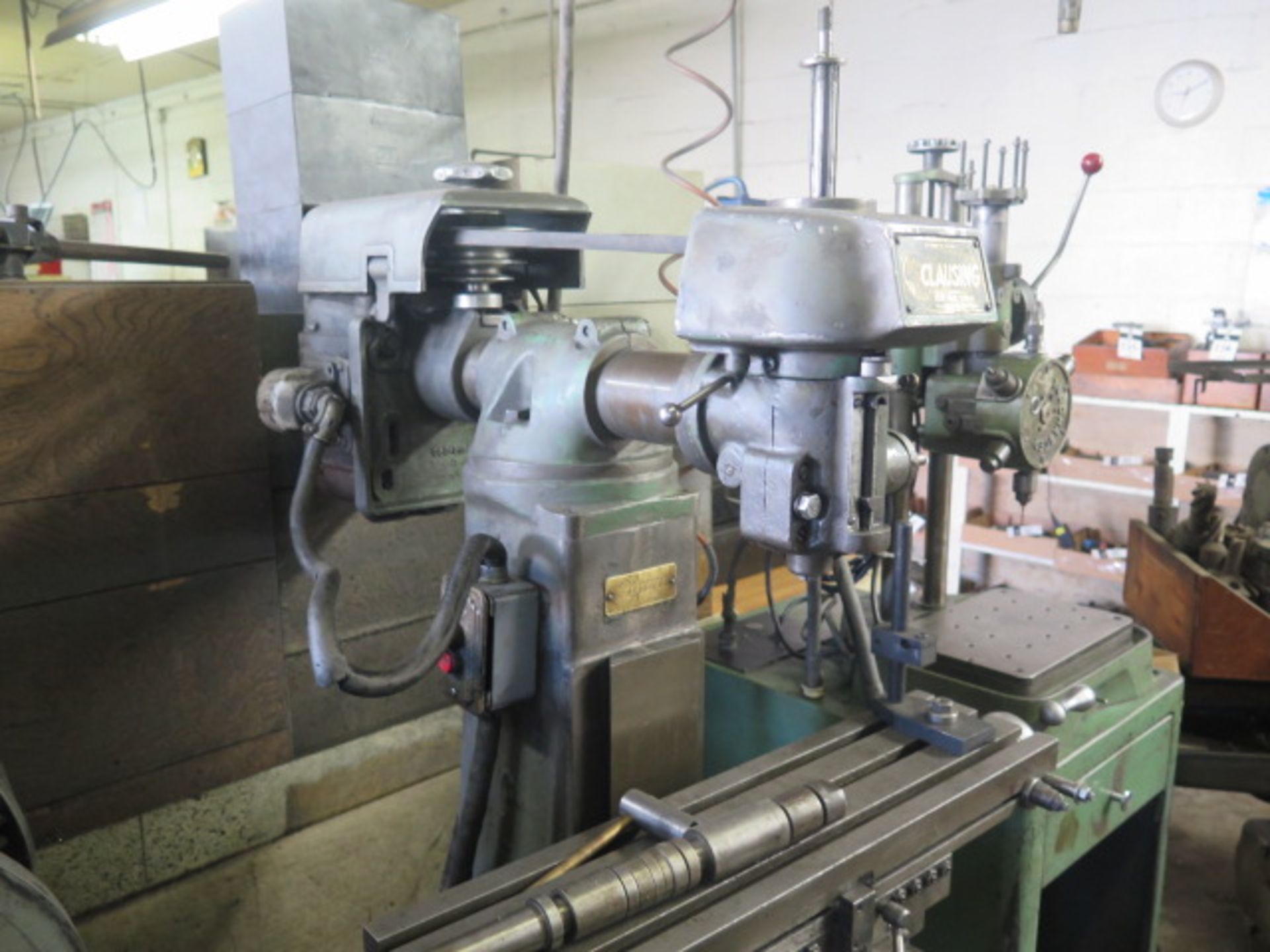 Clausing Milling / Drilling Machine s/n 8520 w/ 4-Speeds, 6” x 24” Table - Image 2 of 4