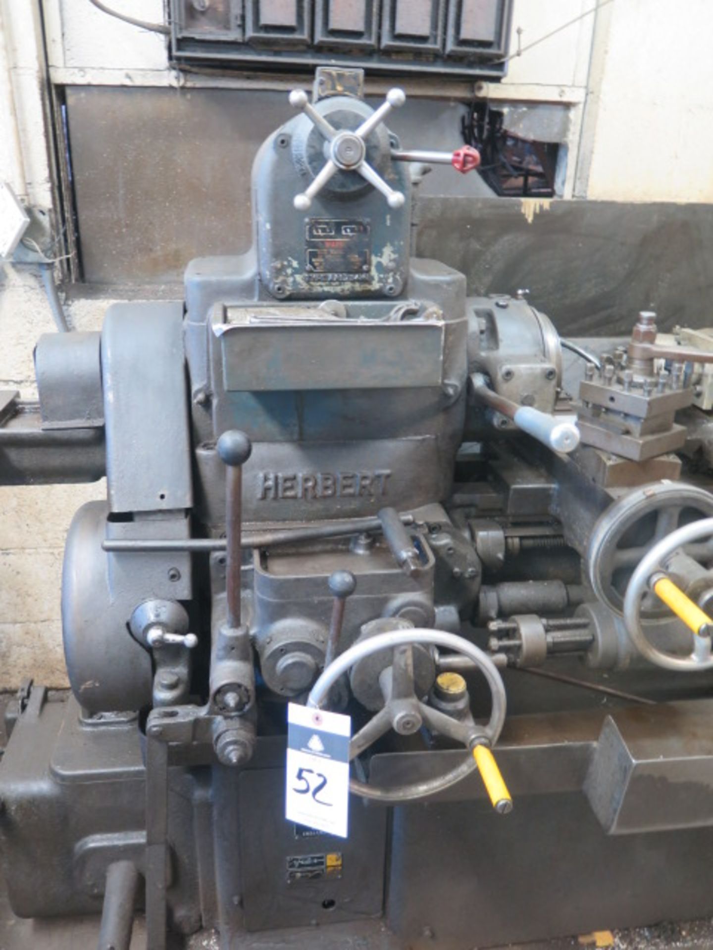 Herbert Turret Lathe w/ 50-2550 RPM, 6-Station Turret, Colleted Spindle, Coolant - Image 3 of 6