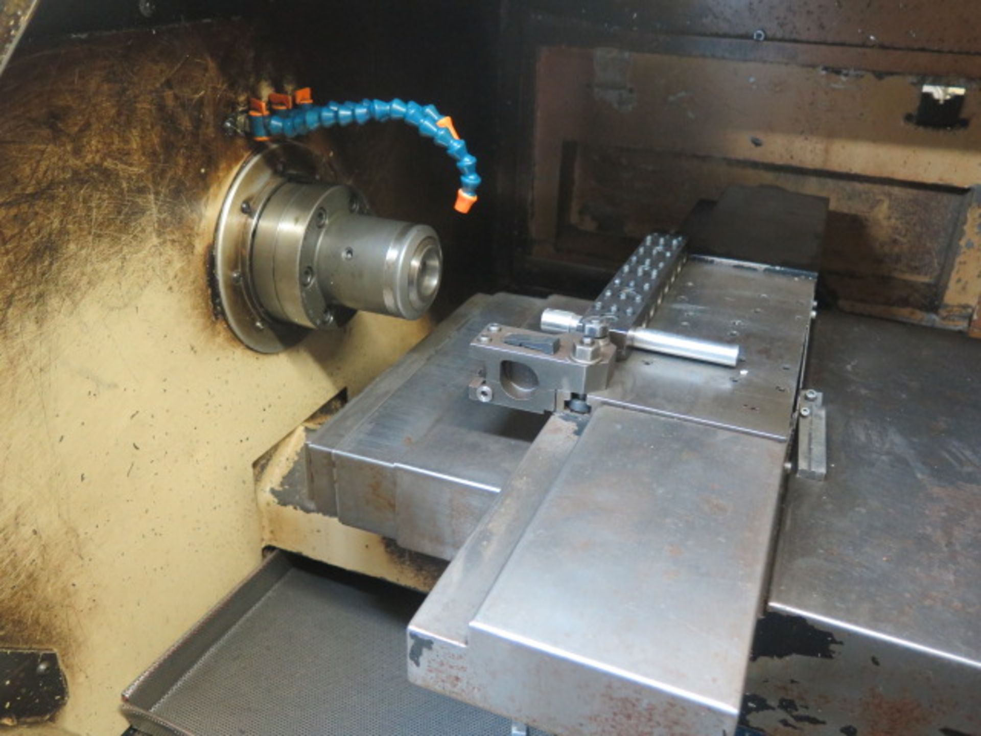 1996 American Way AW-100 CNC Cross Slide Lathe s/n 600L-109057 w/ American Way Controls, 5C Spindle, - Image 7 of 12