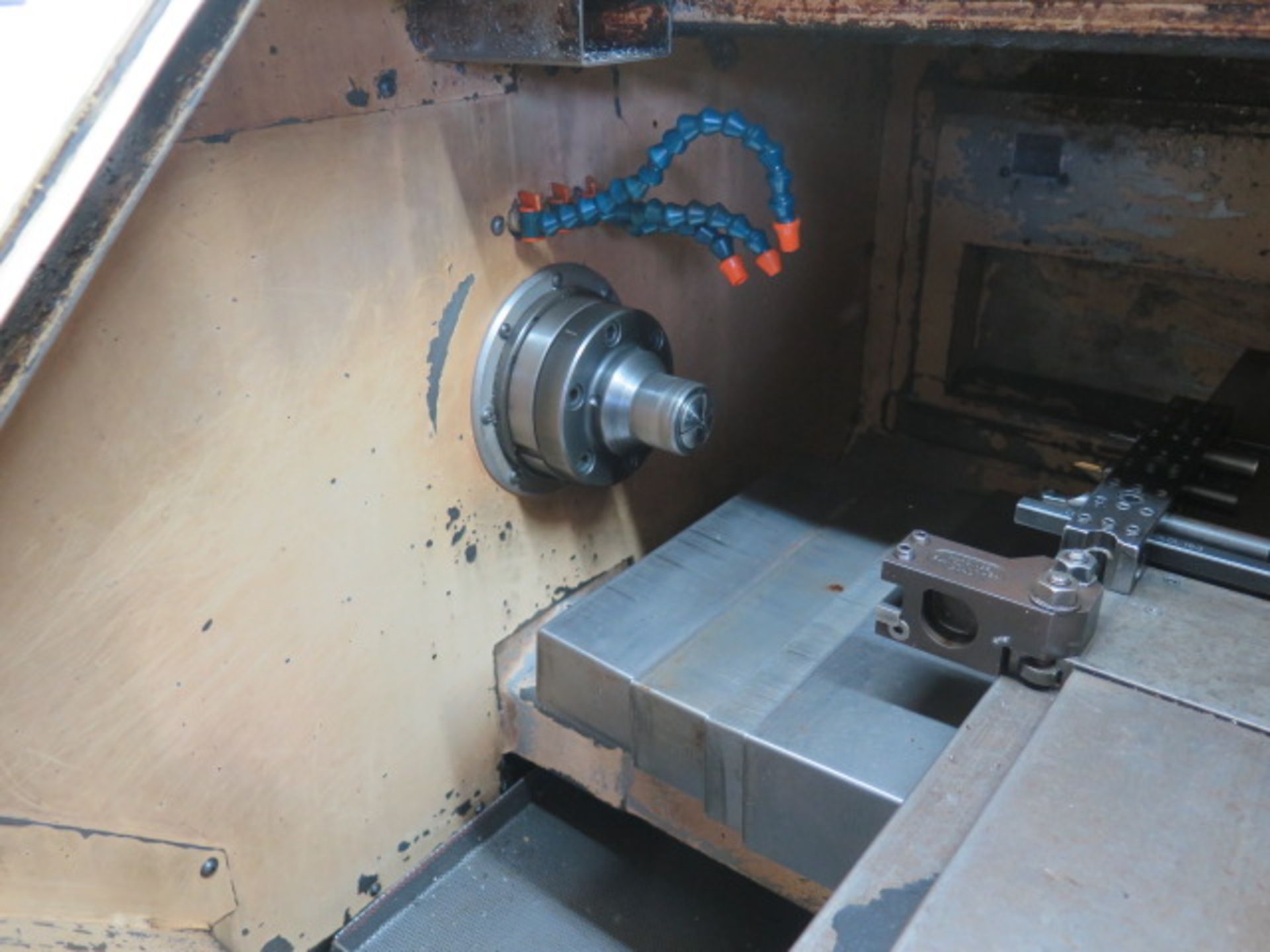 1995 American Way AW-100 CNC Cross Slide Lathe s/n 600L-109043 w/ American Way Controls, 5C Spindle, - Image 8 of 11