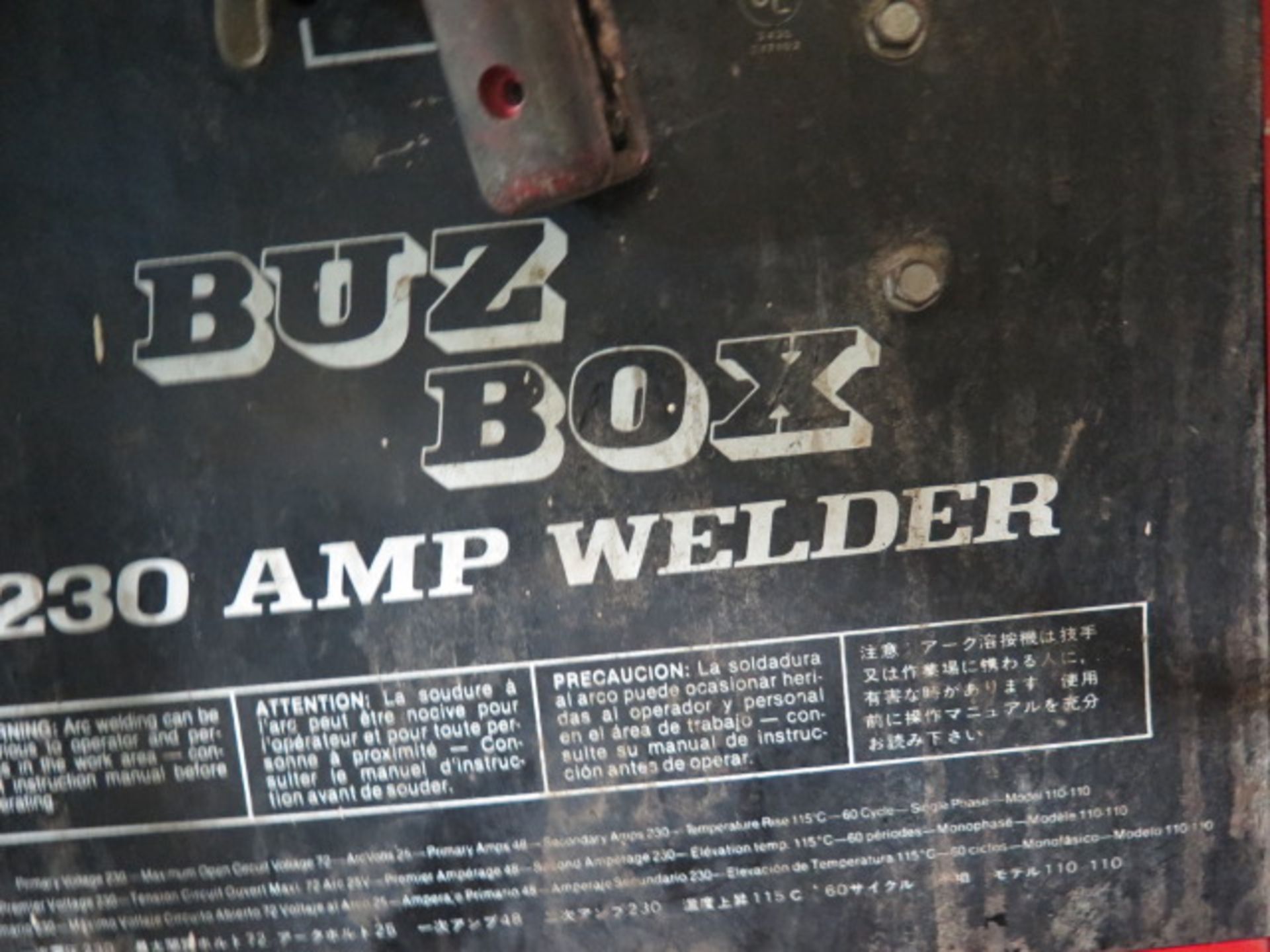 Buz-Box 230 Amp Stick Welder - Image 4 of 4