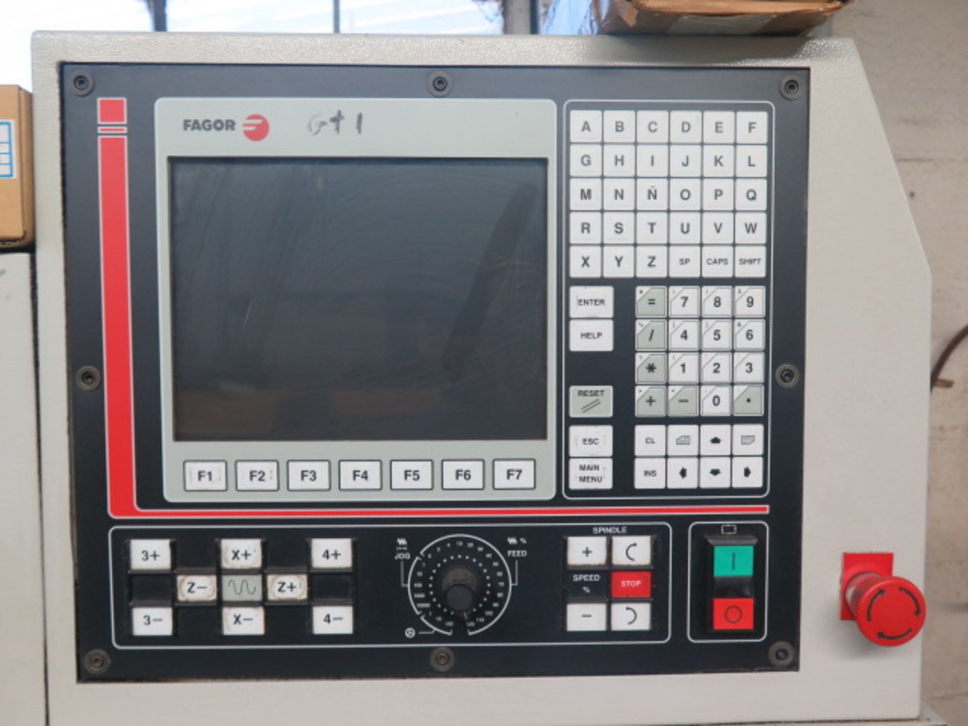 Upgrade Technologies “Compact GT27” CNC Cross Slide Lathe s/n DC572053E w/ Upgraded 8” Fagor - Image 8 of 13