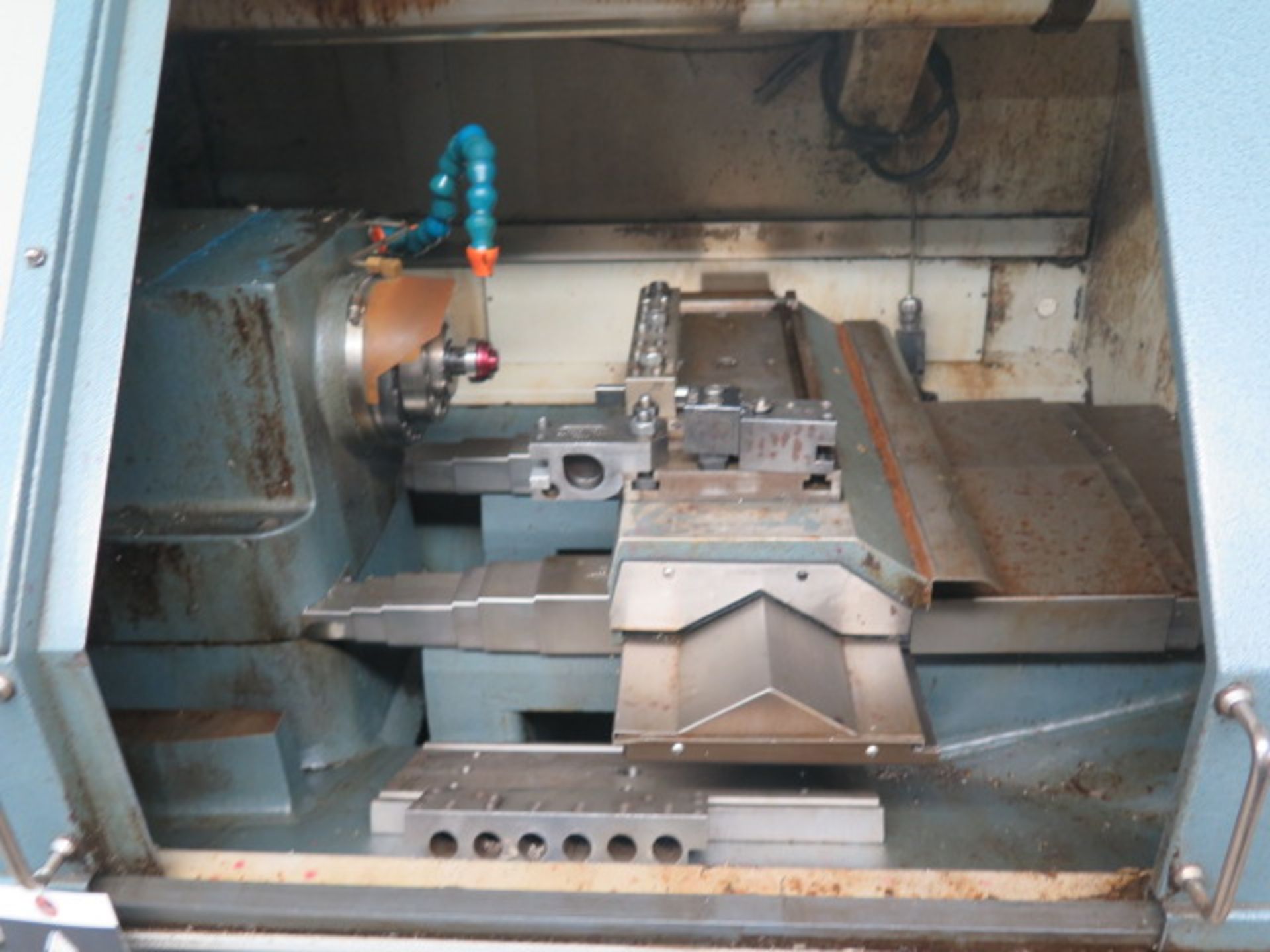 Upgrade Technologies “Compact GT27” CNC Cross Slide Lathe s/n DC572053E w/ Upgraded 8” Fagor - Image 4 of 13