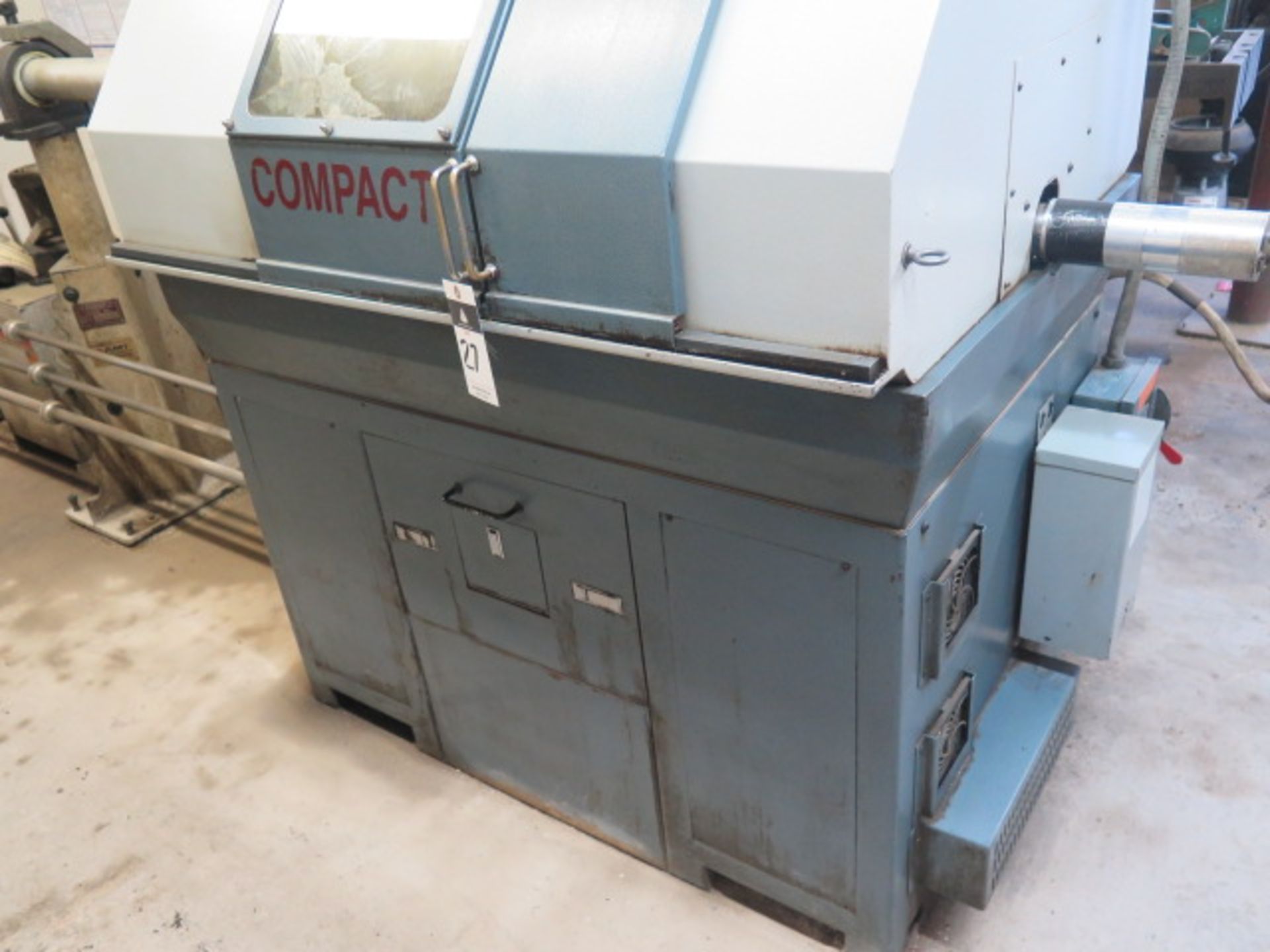 CMS “Compact GT-27” CNC Cross Slide Lathe s/n DL512302D w/ Fagor 8050/55-T Controls, 5C Spindle, - Image 4 of 16