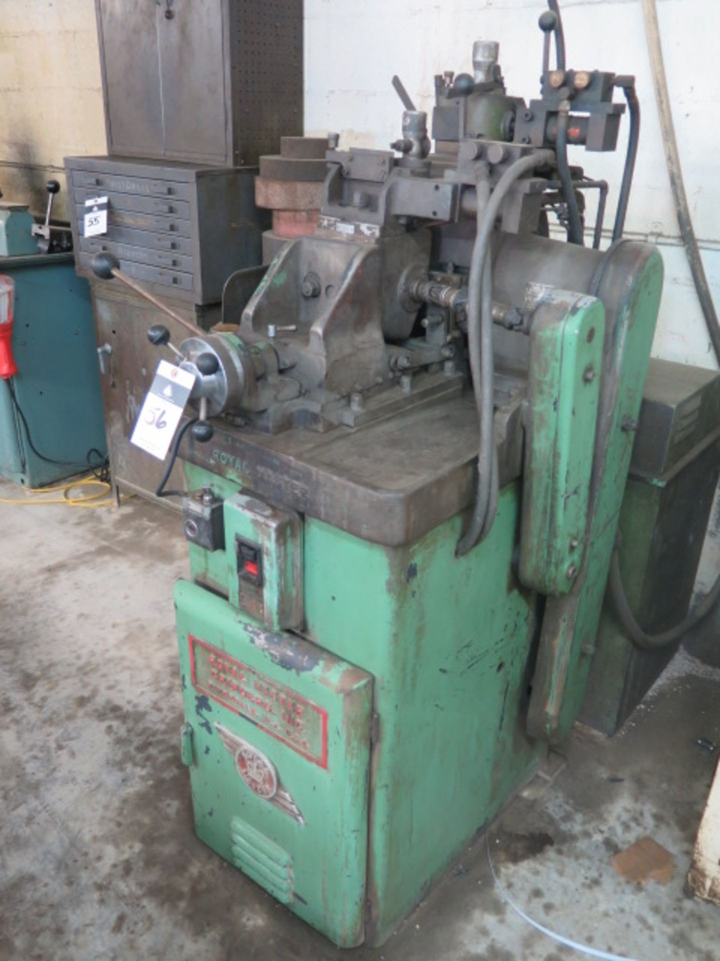 Royal Master TK-12 Centerless Grinder w/ w/ Grinding Wheel and Feed Wheel Dressers, Coolant - Image 2 of 8