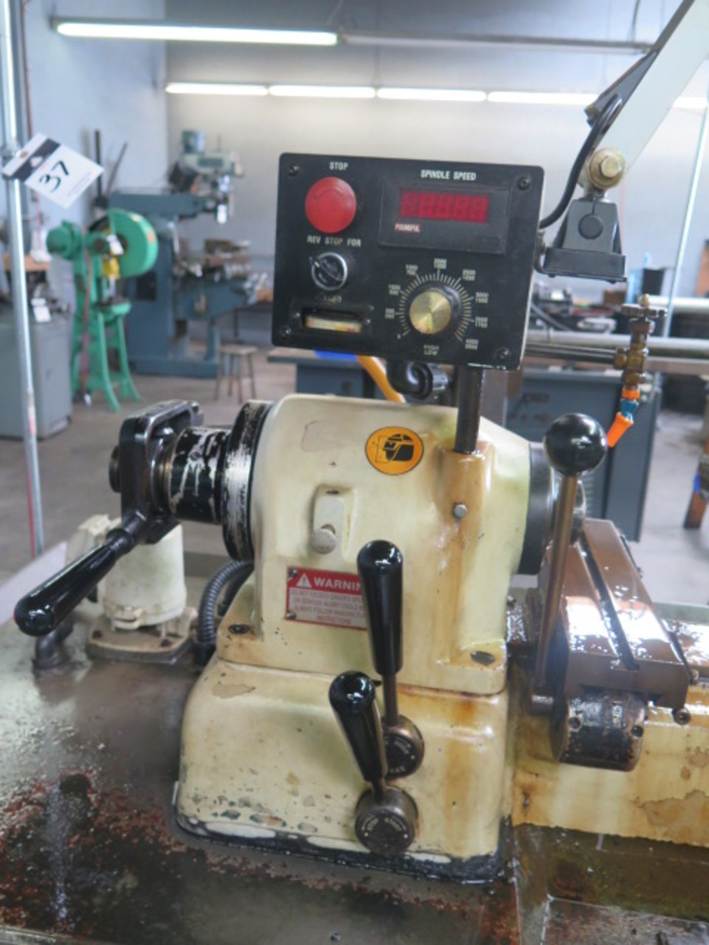 2007 Acra ATS-27EVS Narrow Bed Second OP Lathe s/n 960139 w/ 0-4000 Dial RPM with Digital Speed - Image 3 of 7