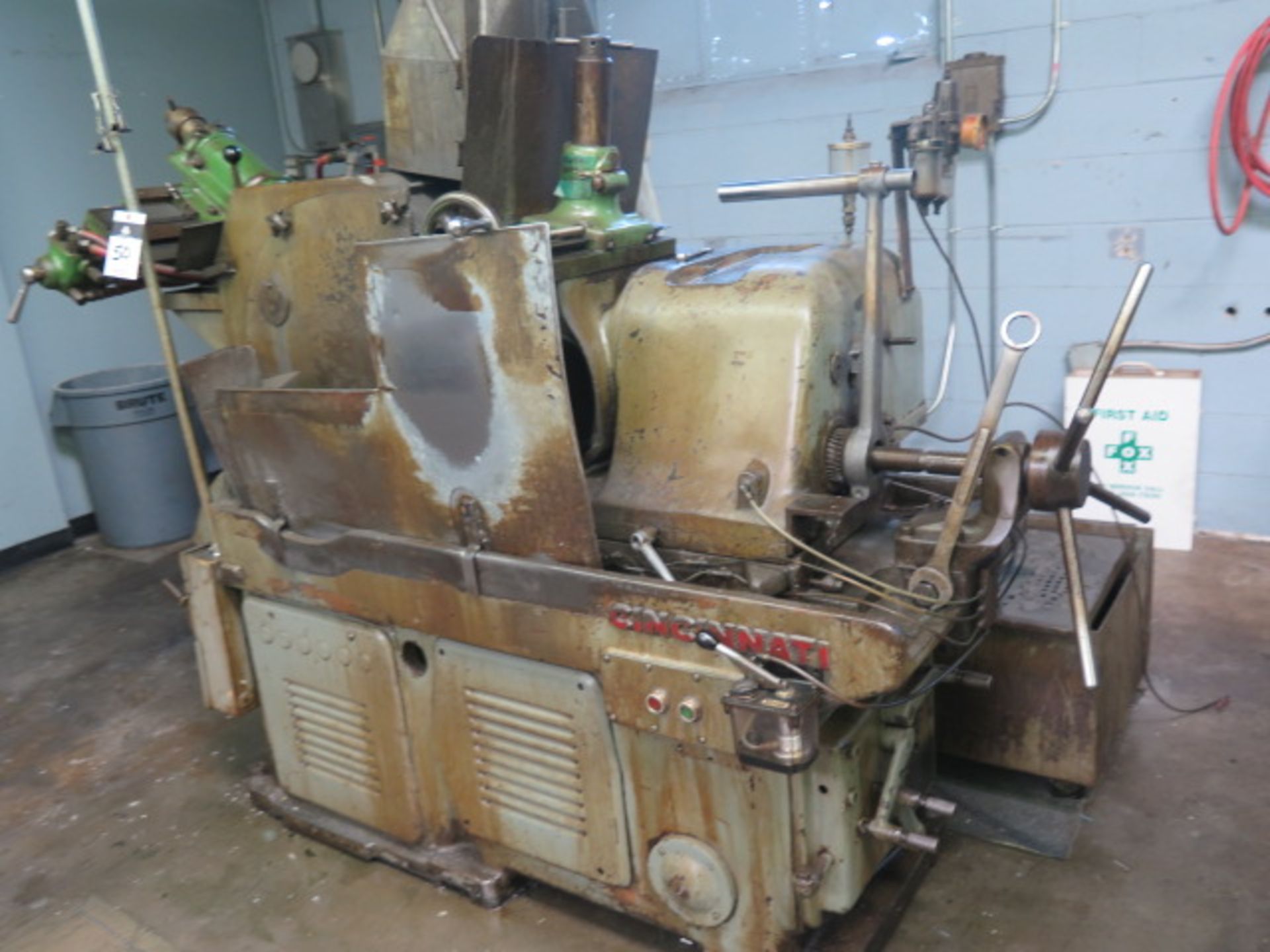 Cincinnati O Centerless Grinder s/n 5MU1F5U-43 w/ 24” Grinding Wheel, 12” Feed Wheel, Hydraulic - Image 3 of 9